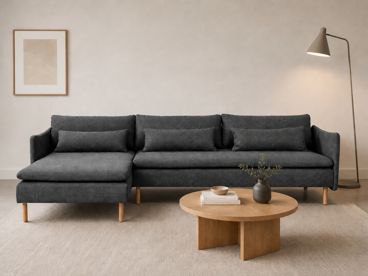 OTTO home Ecksofa "Syllas, Polsterecke, Sofa, hochwertige Verarbeitung" L-Form, mit Taschenfederkern, B: 298 cm, FSC