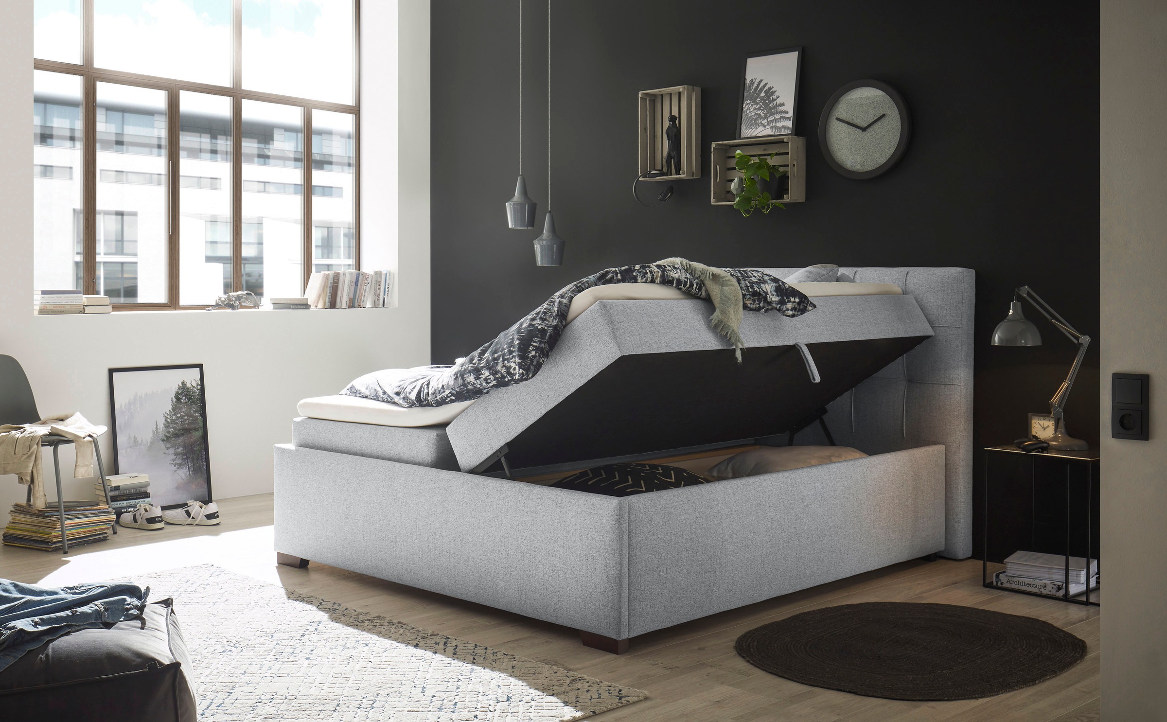 ED EXCITING DESIGN Boxbett »Artos«, inkl. zwei Bettkästen