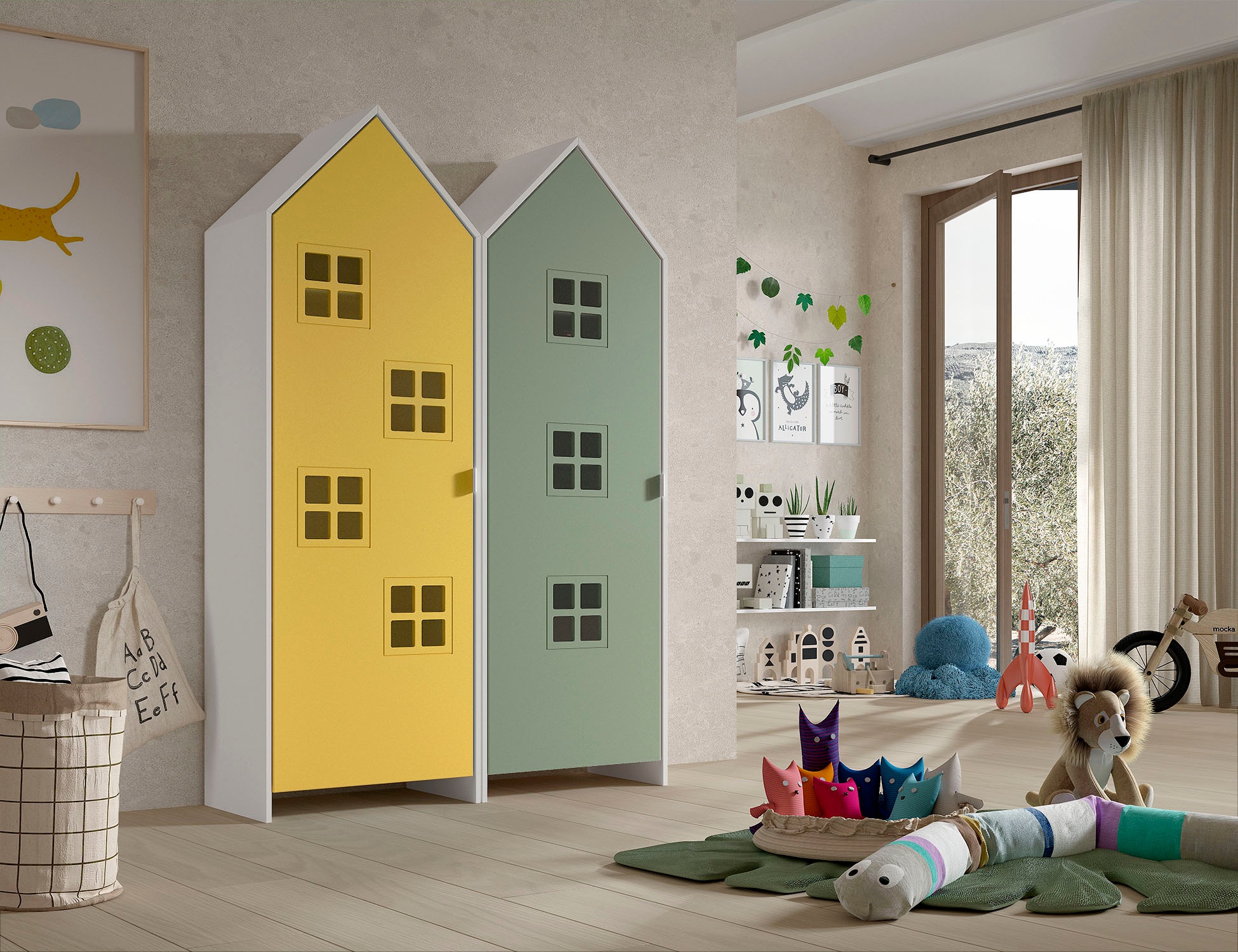 Vipack Kleiderschrank "Set Casami Bruges in trendigem Design, 2 Kleiderschr günstig online kaufen