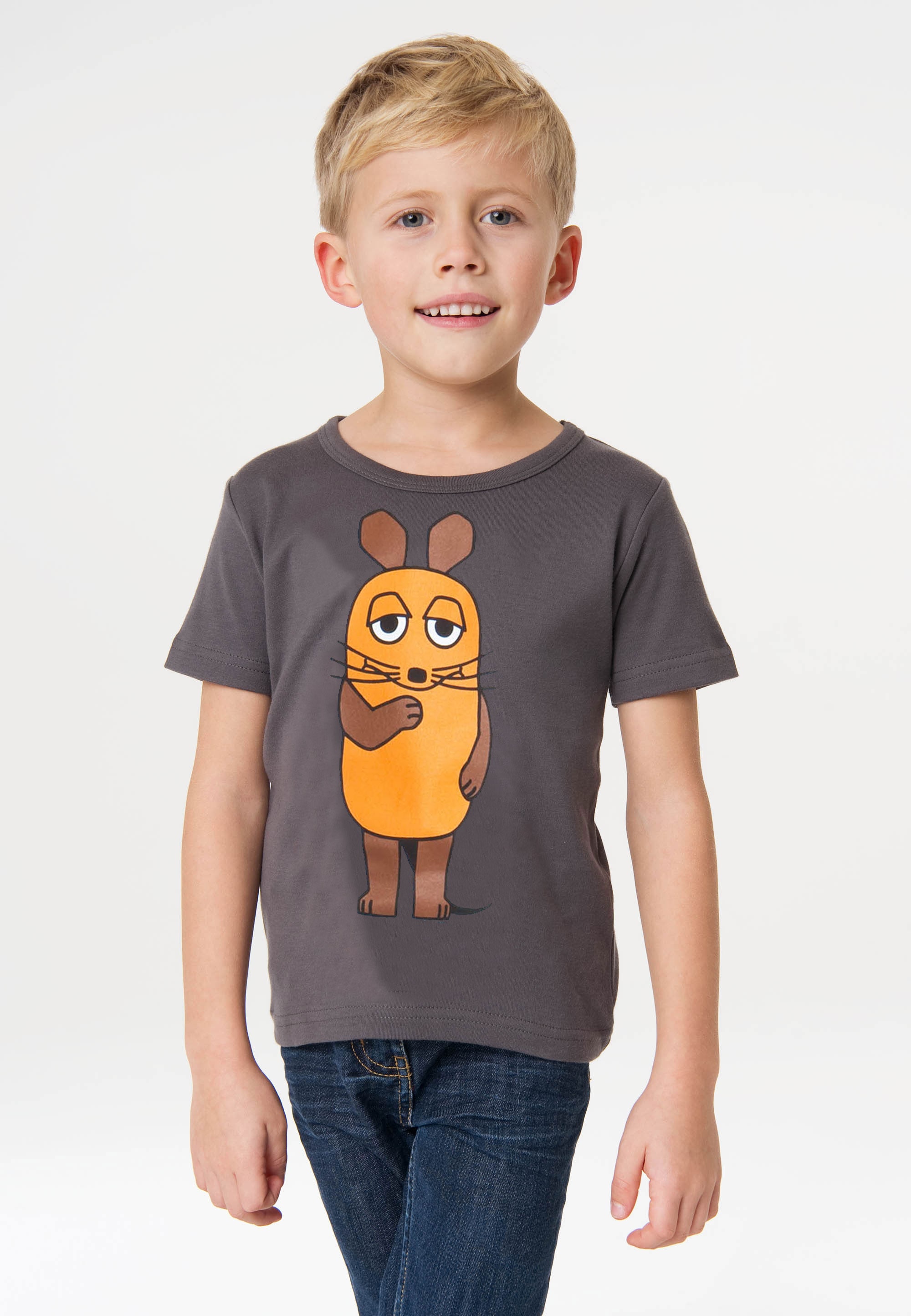 Originaldesign | BAUR Maus«, mit für LOGOSHIRT »Die lizenziertem T-Shirt ▷