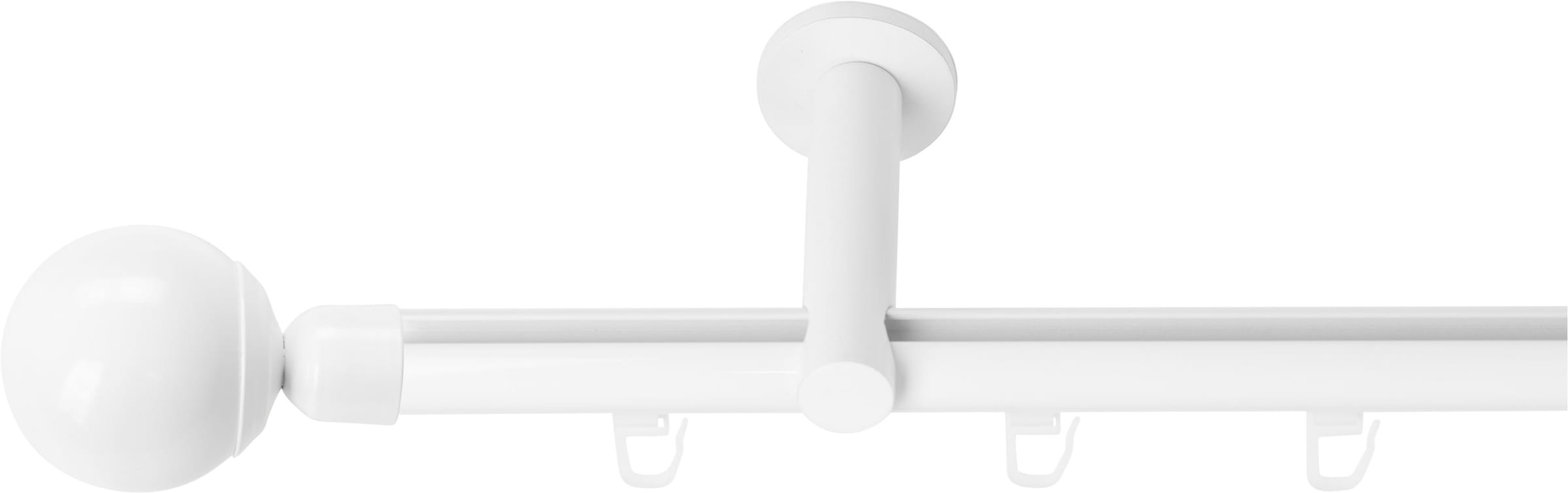SN DECO GROUP Gardinenstange Ø 19 mm 1 läufig-läufig Fixmaß;kürzbar