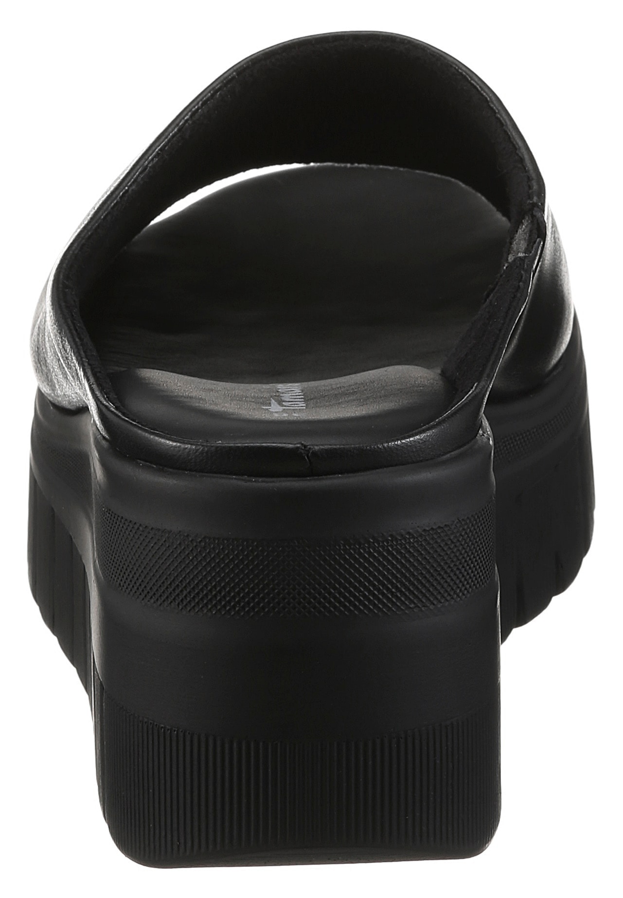Tamaris Pantolette  Keilabsatz, Sommerschuh, Schupfschuh mit markantem Plateau