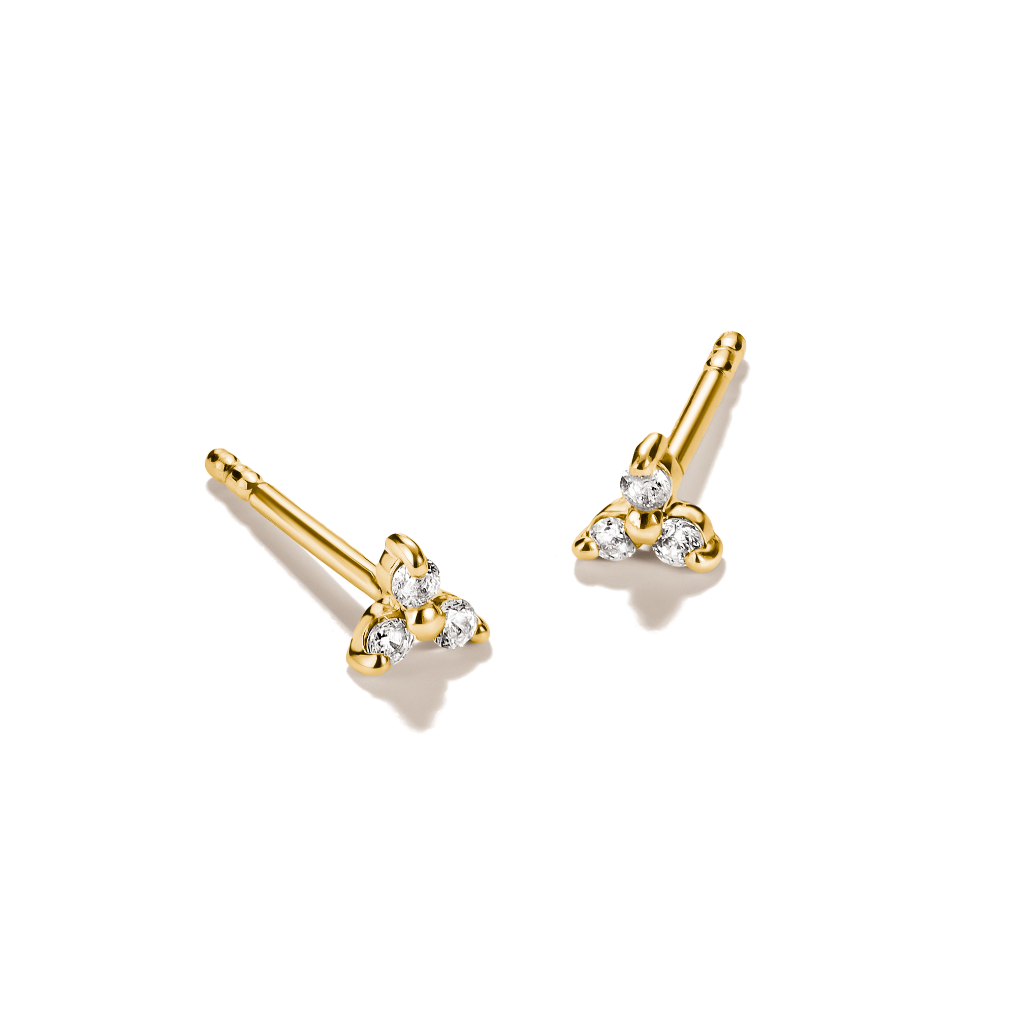 THOMAS SABO Paar Ohrstecker »gelbgoldfarben« mit Zirkonia (synth.)