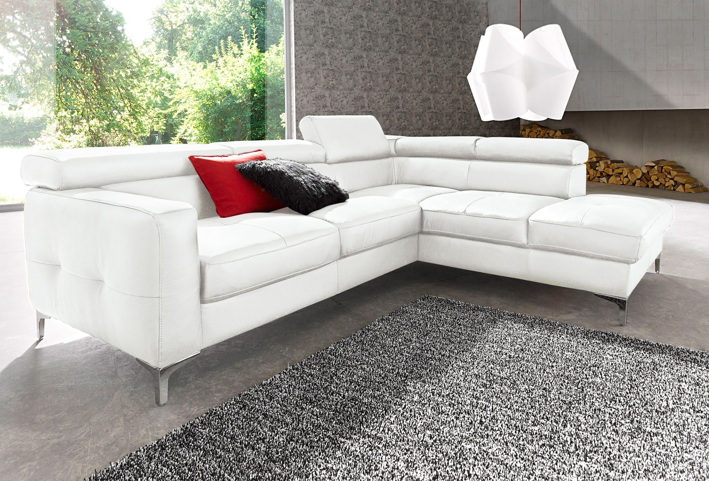COTTA Polstergarnitur "Sammy L-Form", (Set), Set bestehend aus: Ecksofa mit günstig online kaufen