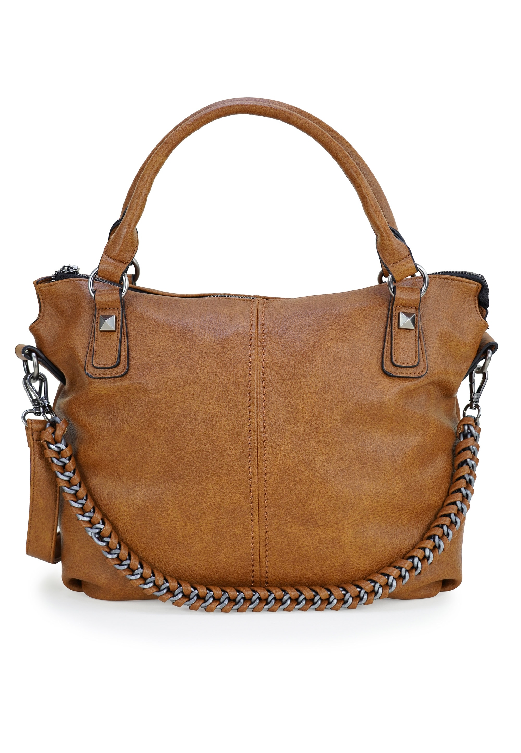 Harpa Schultertasche "MAXX" mit dekorativer, geflochtener Kette