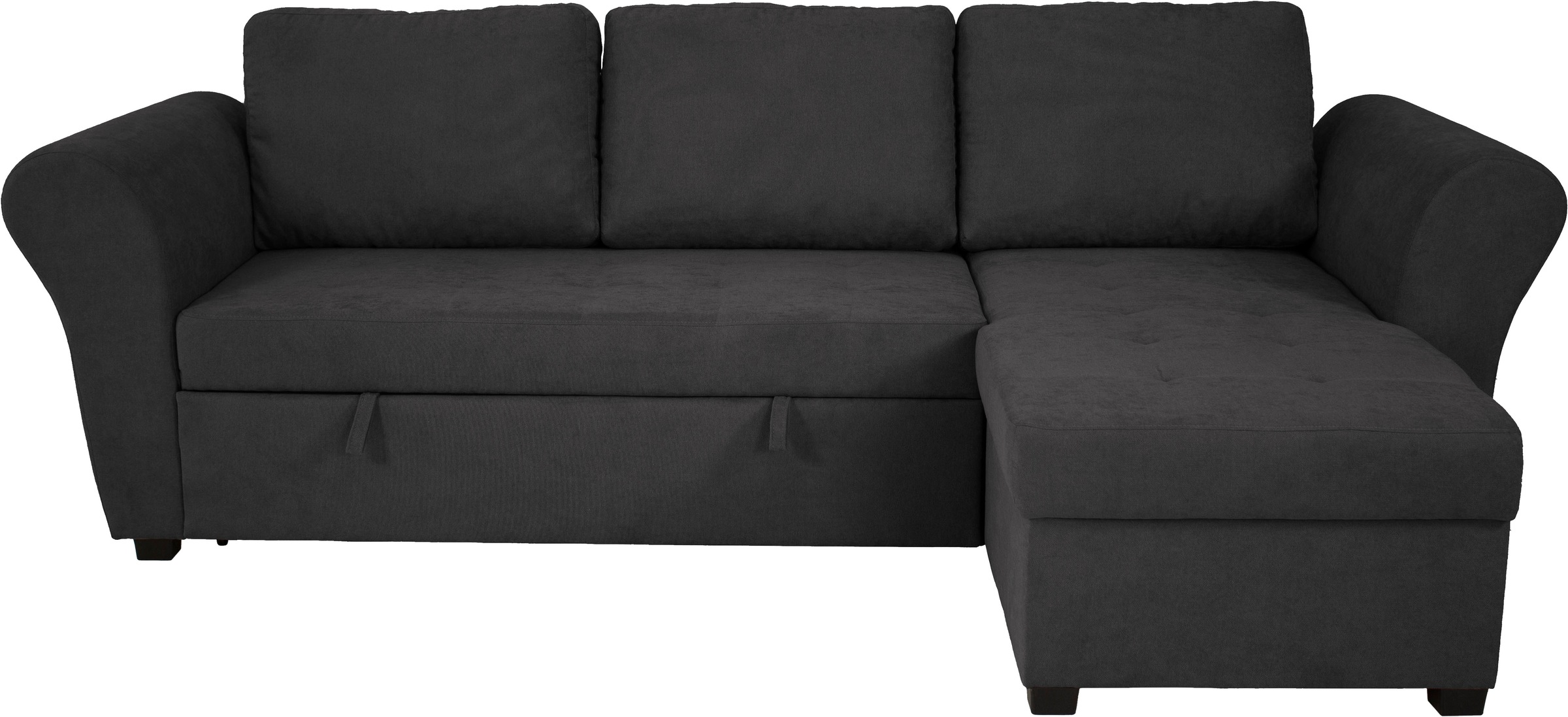 OTTO home Ecksofa "Lasse L-Form, B: 259 cm" mit Schlaffunktion & Bettkasten