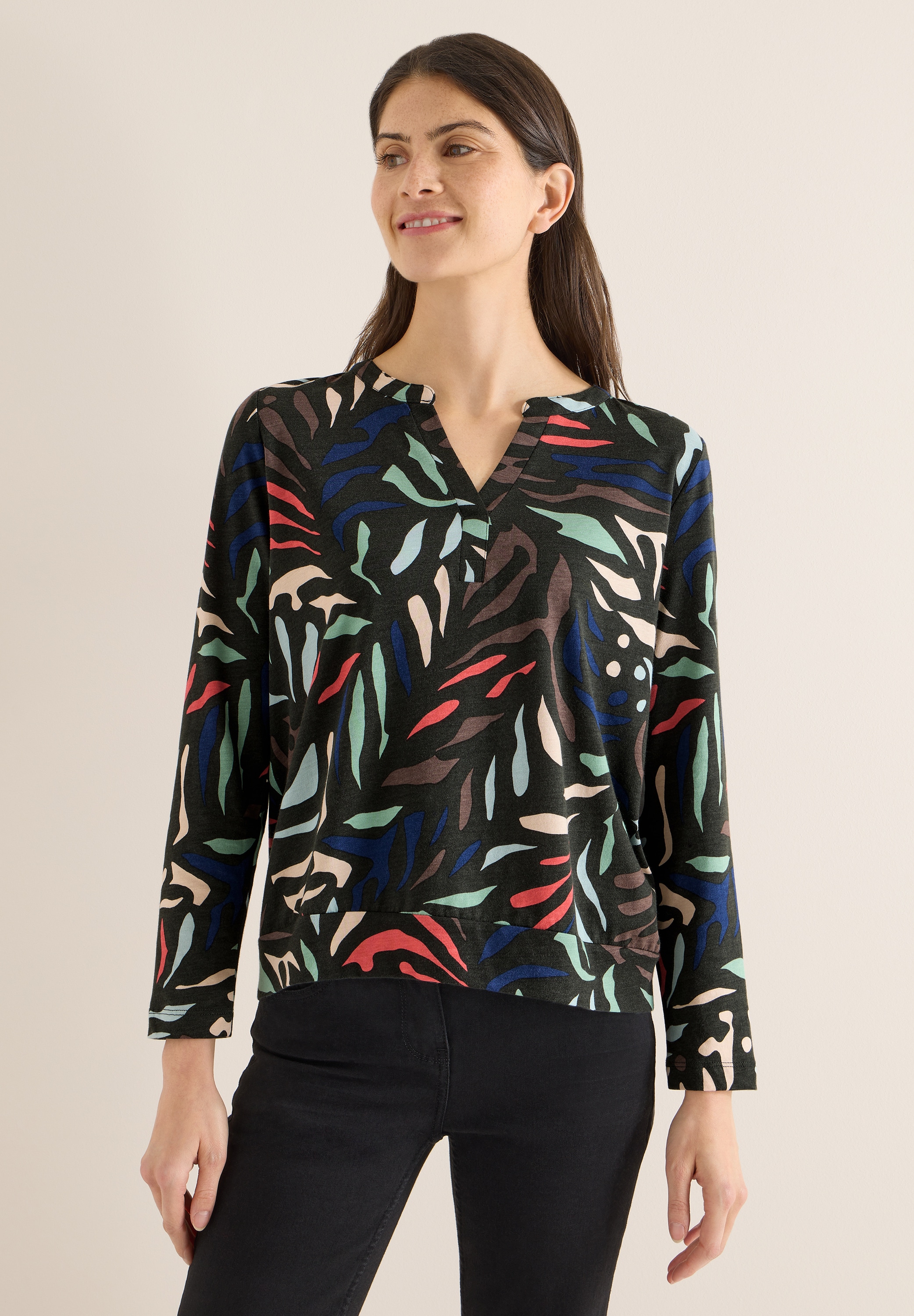 Cecil Langarmshirt Jersey günstig online kaufen