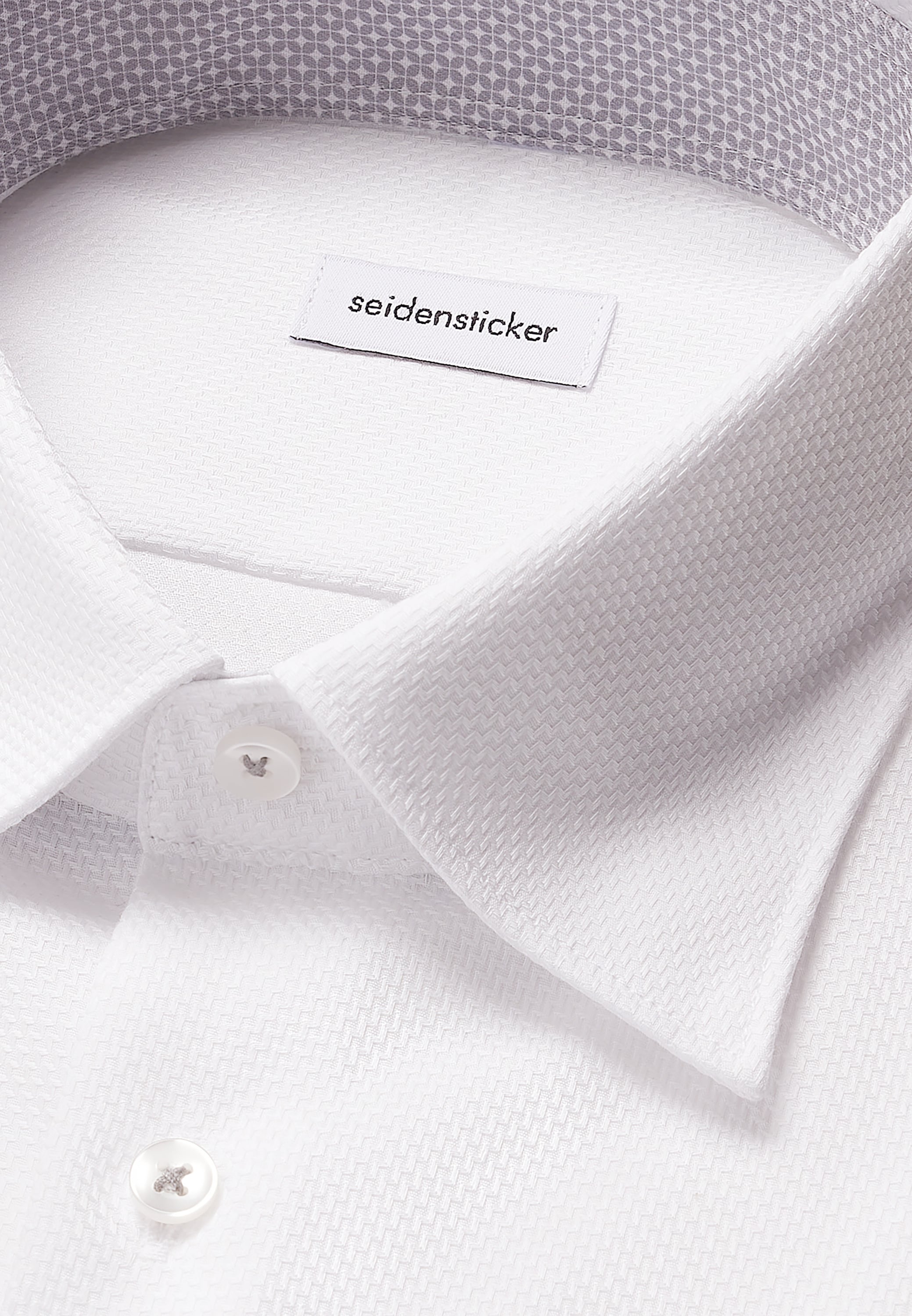 seidensticker Businesshemd »Schwarze Rose«, Shaped 1/1 Covered-Button-Down-Kragen