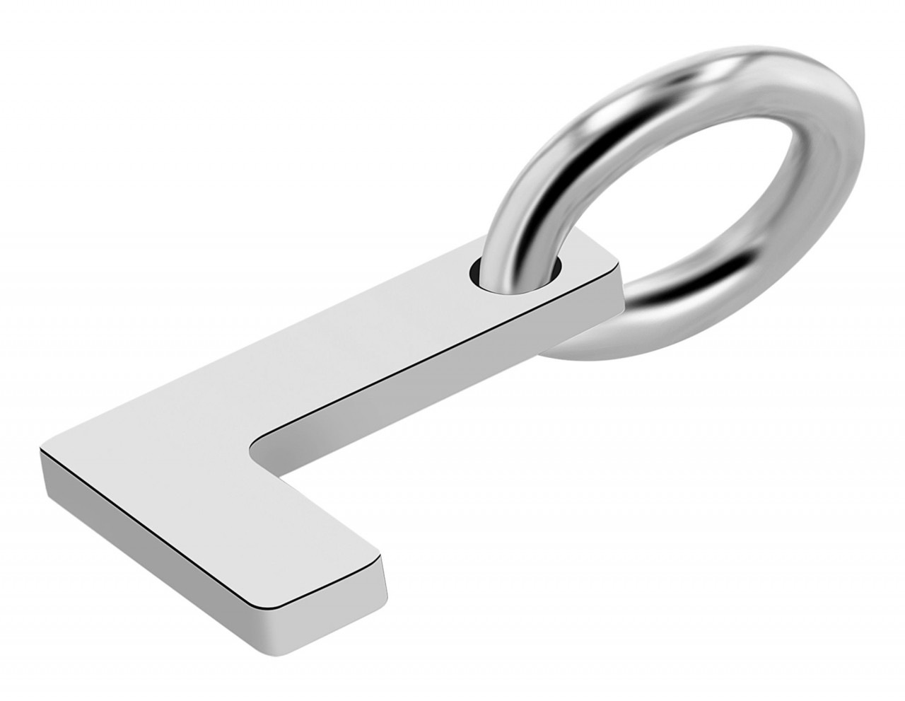 Adelia´s Kettenanhänger »modischer Buchstabe Anhänger aus 925 Sterling Silber«