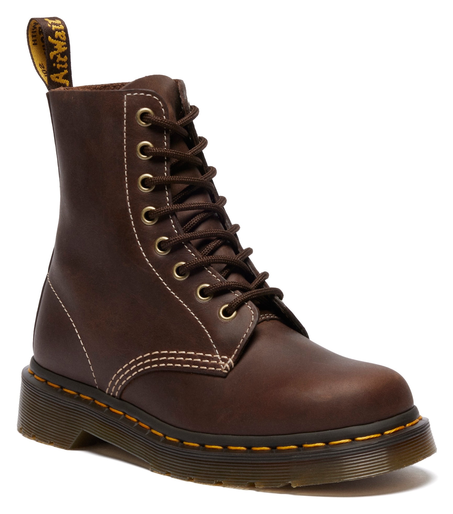 DR. MARTENS Schnürboots »1460 Pascal 8 Eye Boot«, Schnürboots, Freizeitschuh mit Blockabsatz und Anziehlasche