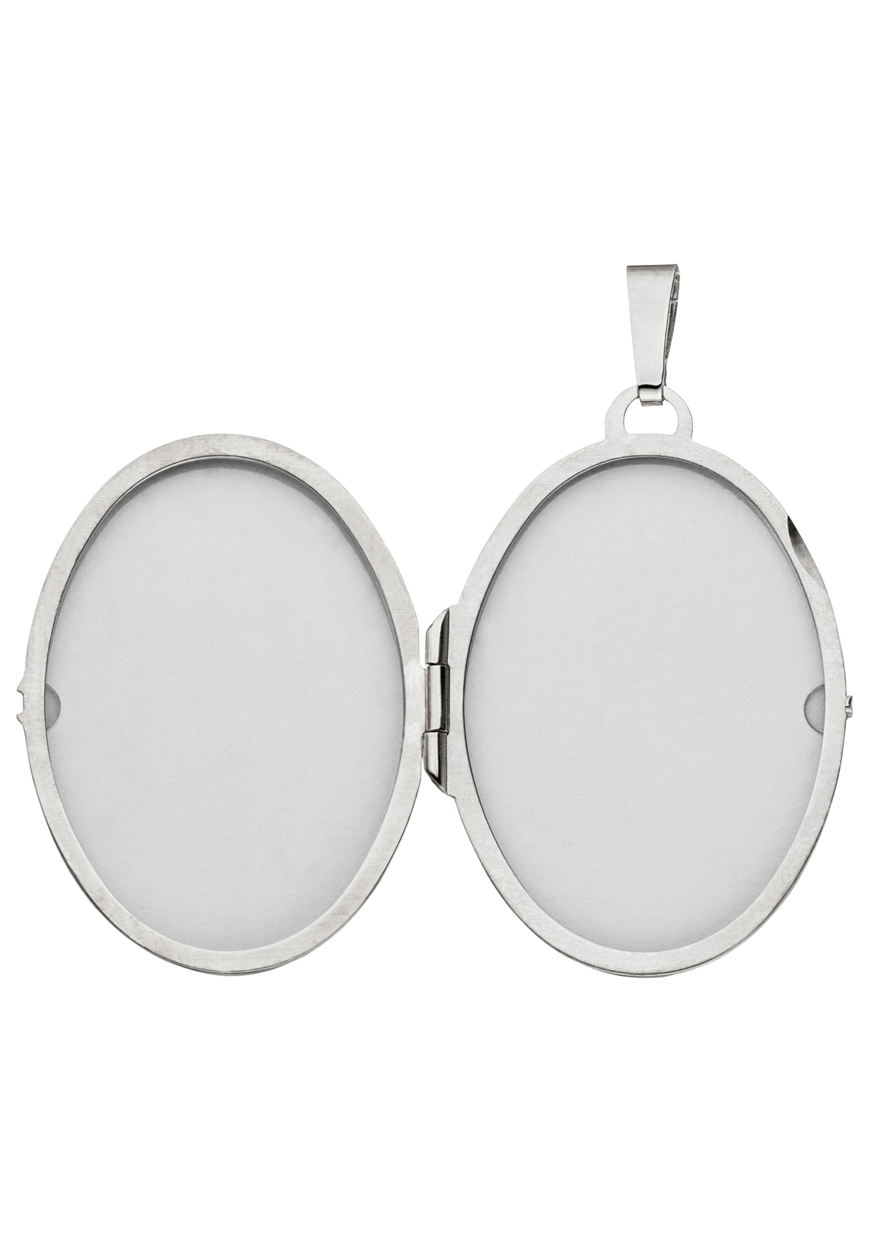 Medallionanhänger JOBO "Anhänger Medaillon oval", silber (silber 925), Schmuckanhänger, Damen, Silber 925 (Sterlingsilber), 925 Silber 2
