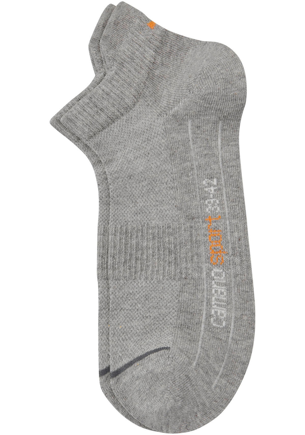 Camano Sneakersocken »function«, (4 Paar), mit Micro-Plüsch an Ferse und Zehen