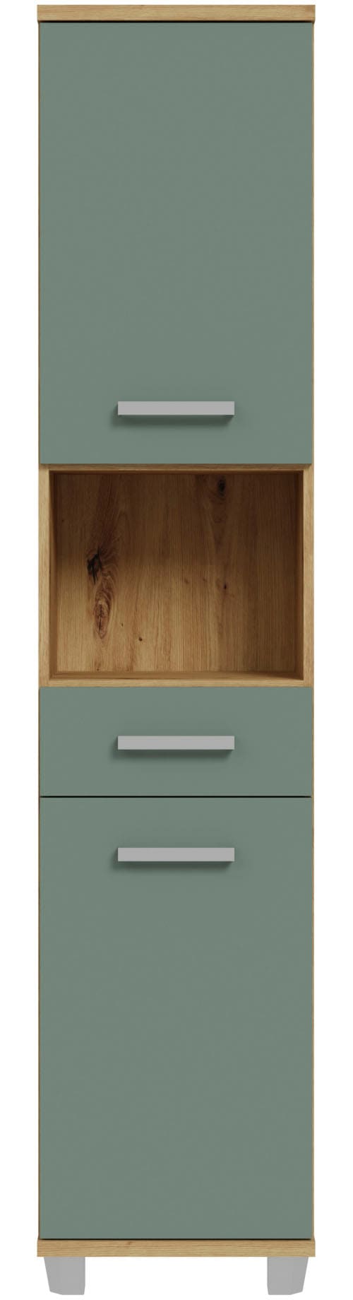 FORTE Hochschrank »Veris«, Hochschrank, Türanschlag wählbar, Metallgriffe, Stauraum