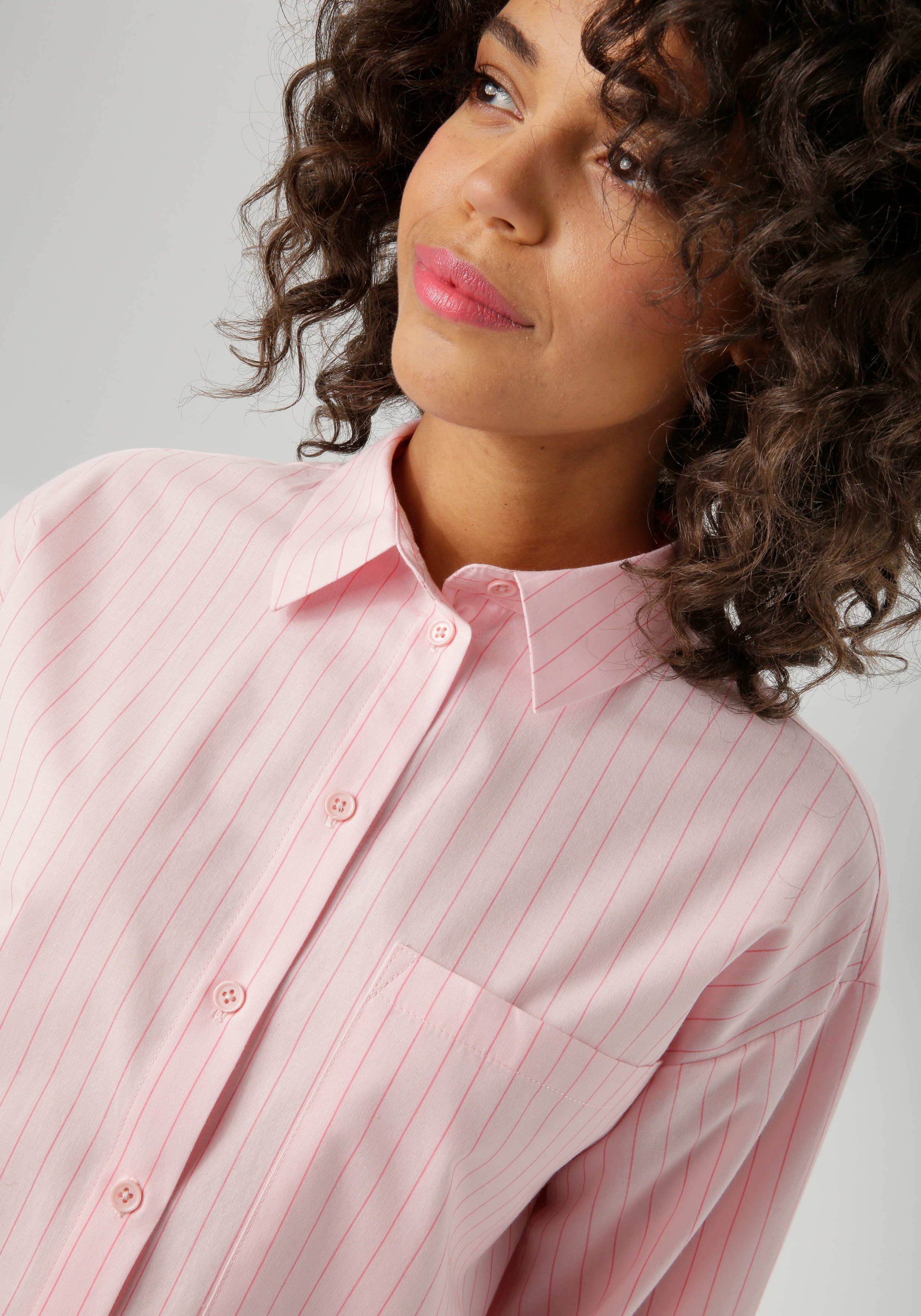 Thumbnail - Aniston CASUAL Hemdbluse im Streifen-Dessin - NEUE KOLLEKTION