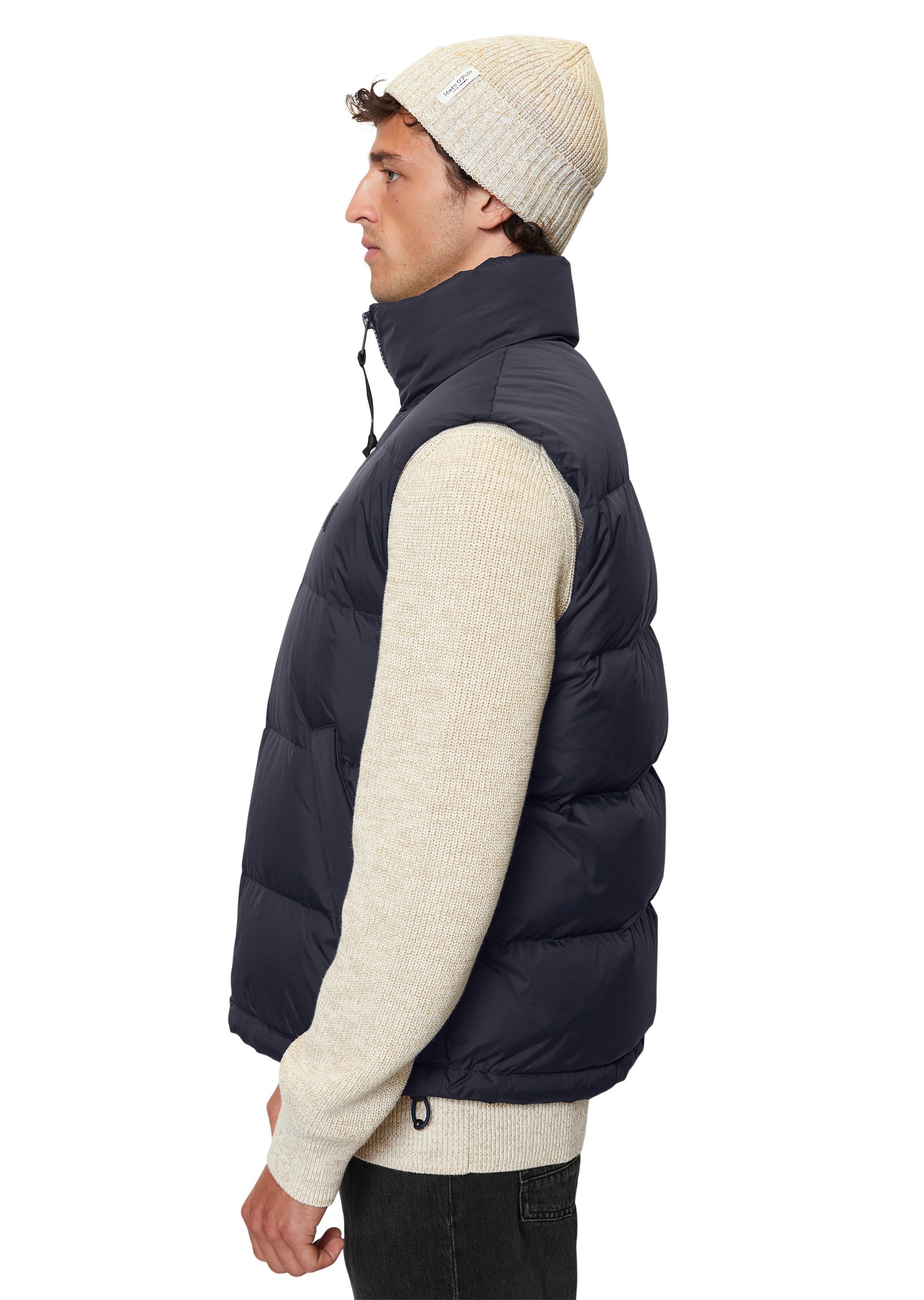 Marc O'Polo Steppweste »mit matter Oberfläche aus recyceltem Polyester«