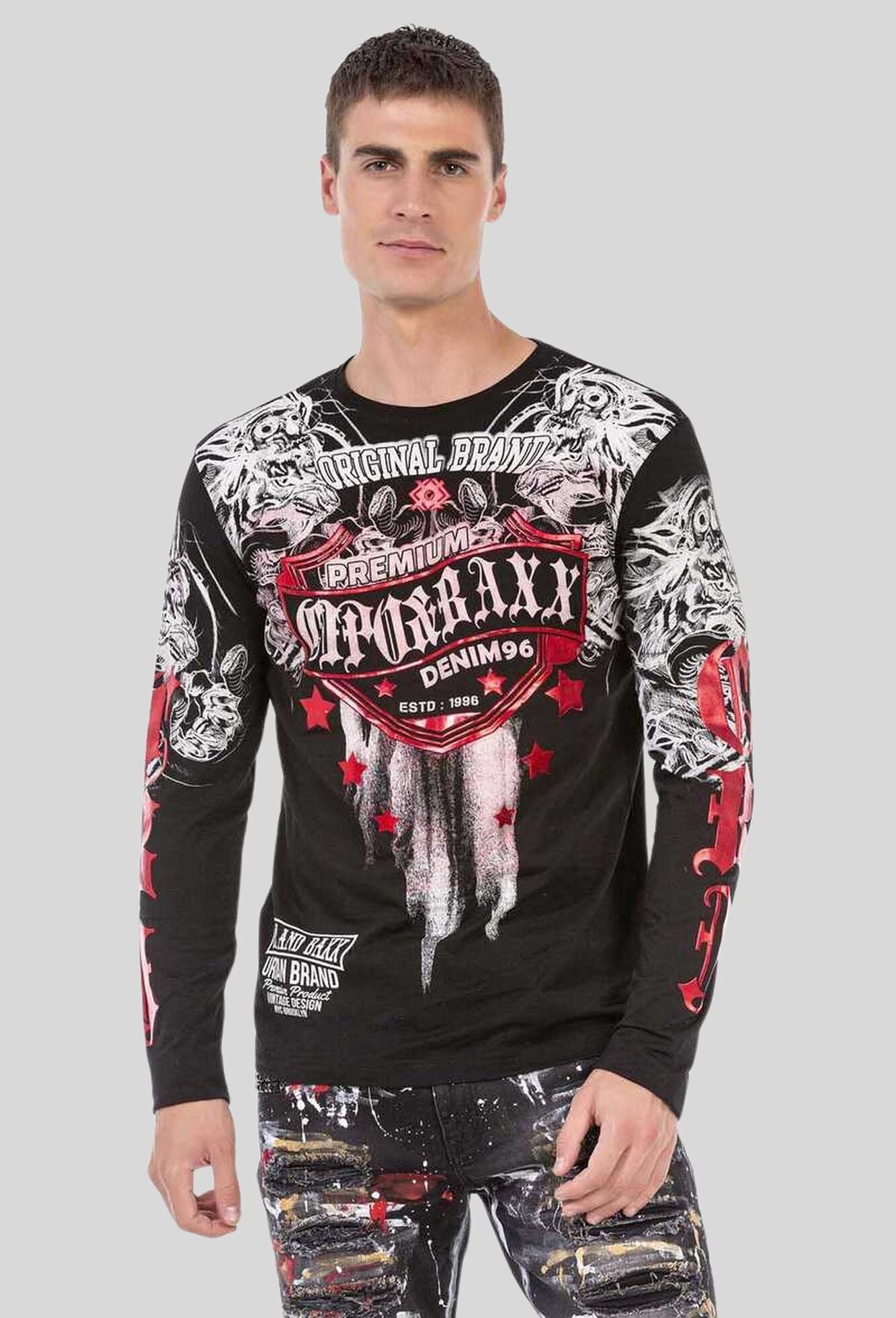 Cipo & Baxx T-Shirt "Cipo & Baxx Sweatshirts" mit coolem Print