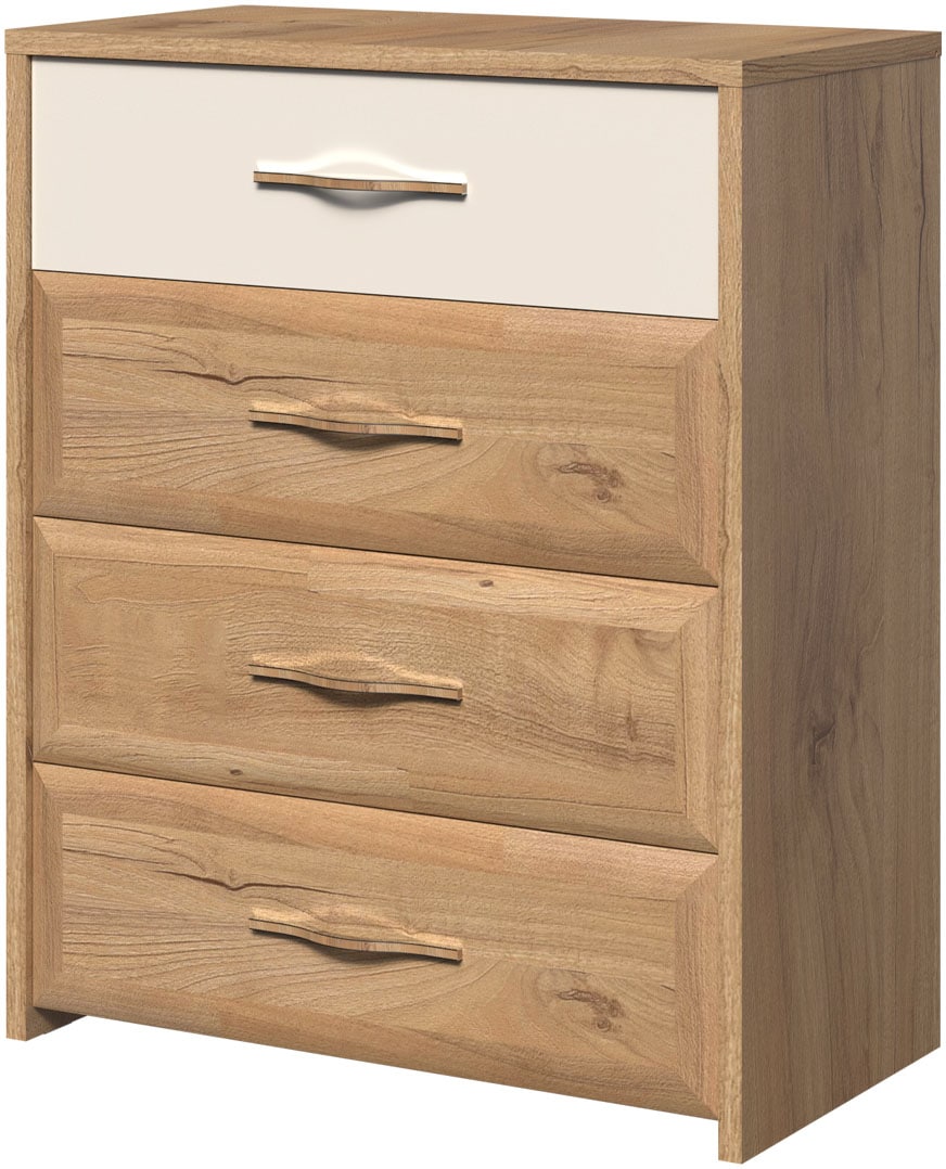 OTTO home Kommode "Gala, melaminbeschichtet,1 Schublade beige hochglänzend günstig online kaufen