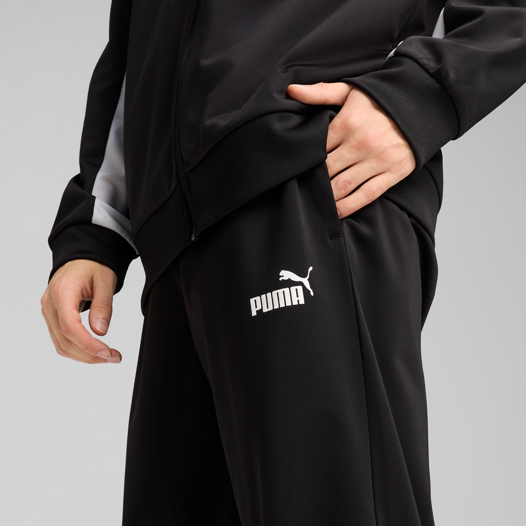 PUMA Trainingsanzug »POLY COLORBLOCK SUIT«, (2 tlg.)