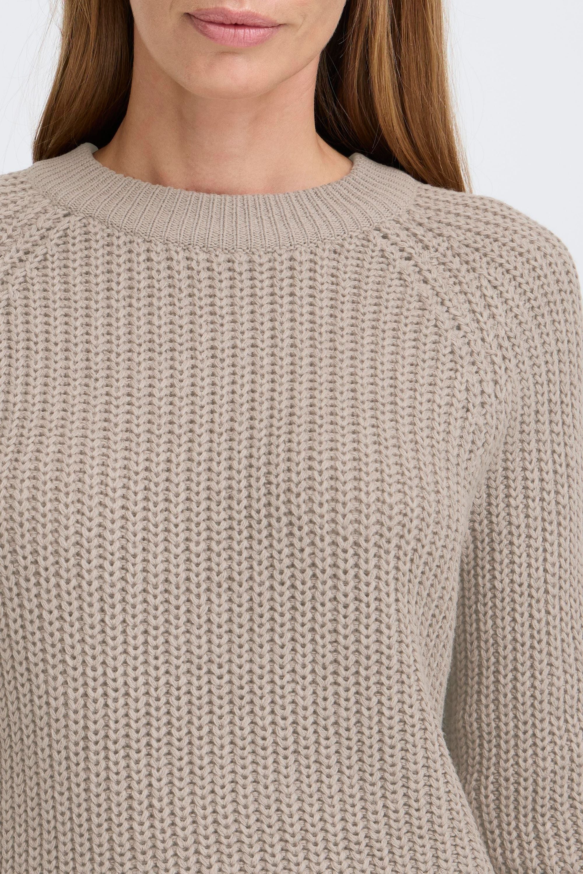 OXMO Strickfleece-Pullover »Strickpullover OXKanna«