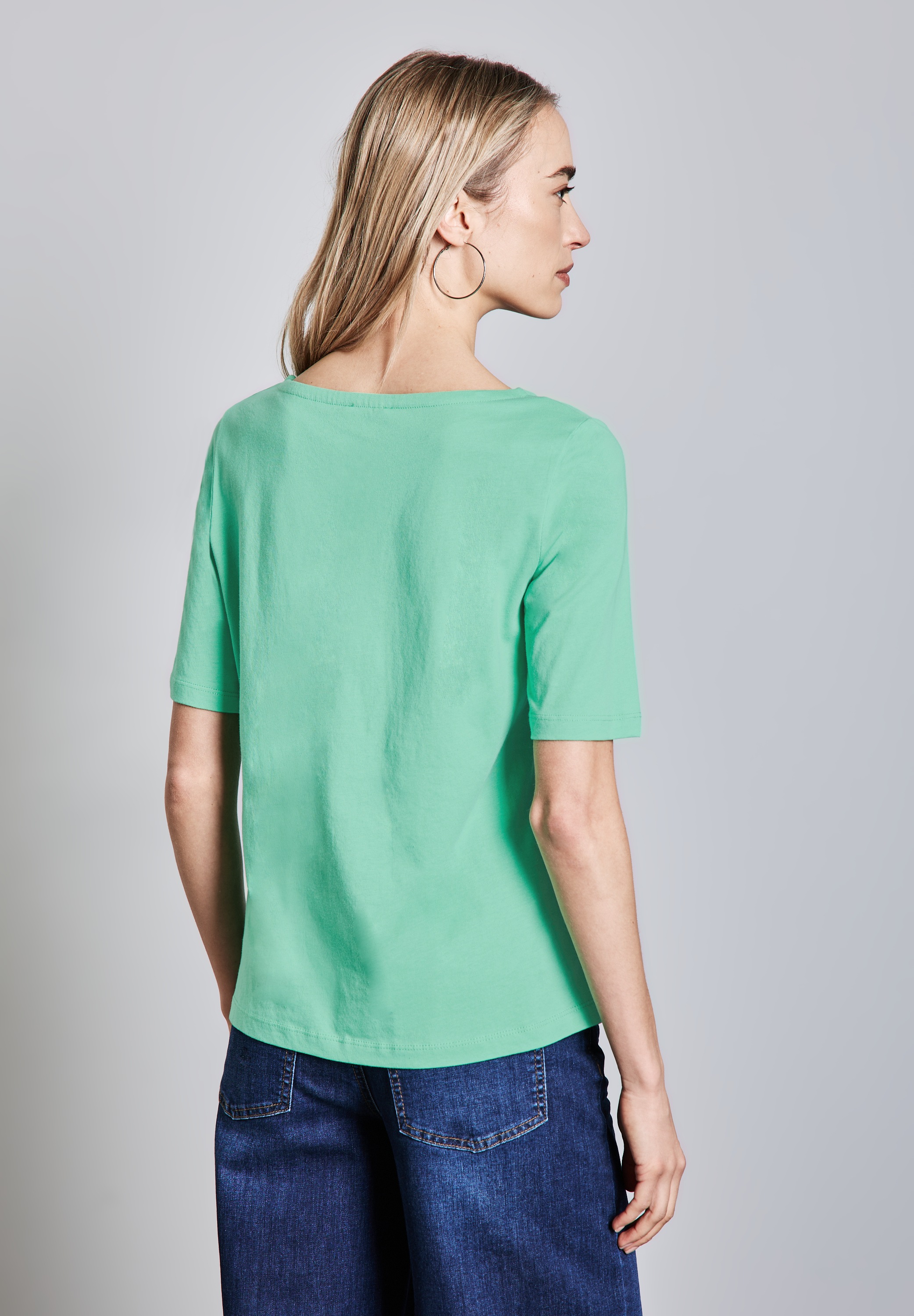 STREET ONE T-Shirt, aus reiner Baumwolle