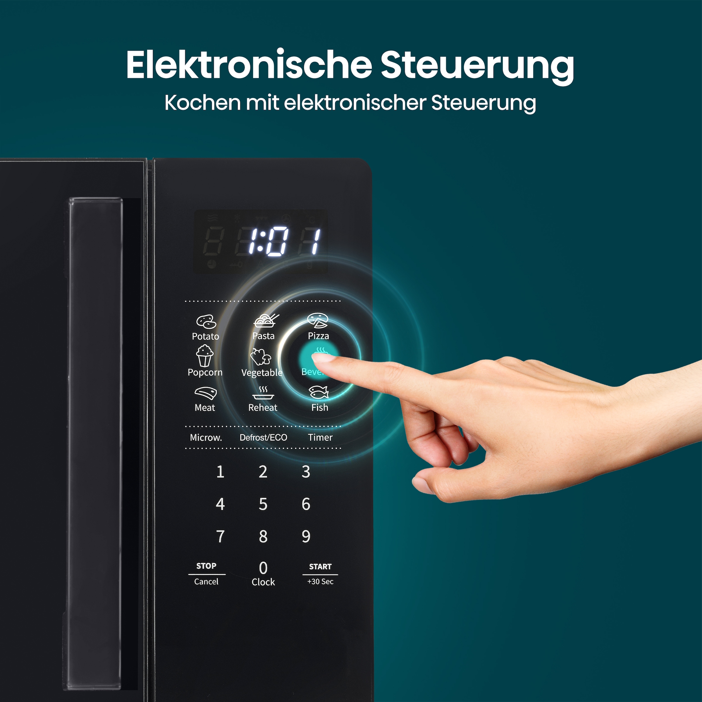 Hisense Mikrowelle »H20MOBS4I«, Mikrowelle, 1050 W, Inverter Technologie