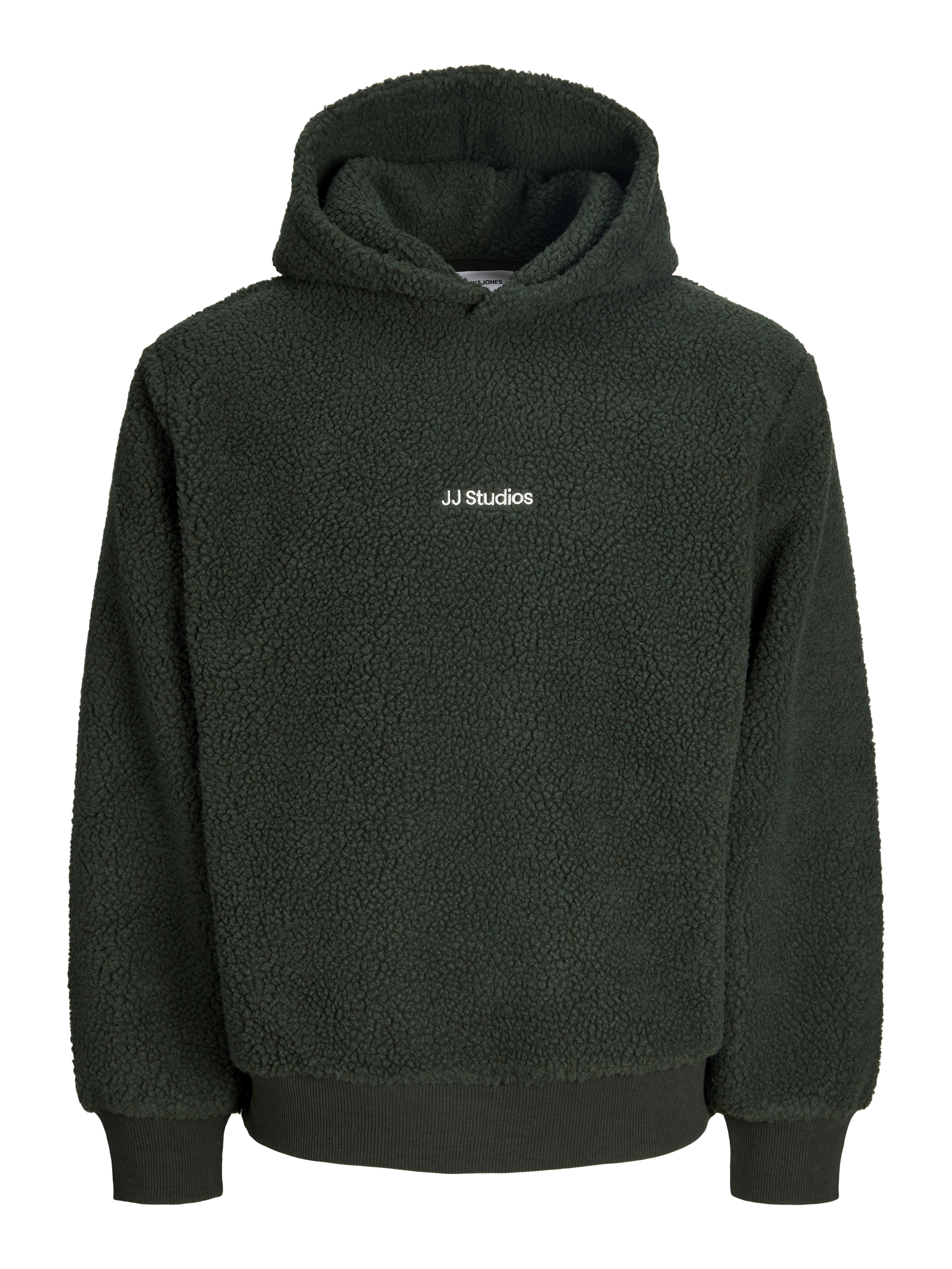 Jack & Jones Kapuzensweatshirt "JJSOHO TEDDY SWEAT HOOD SN", Kunstfaser, relaxed fit