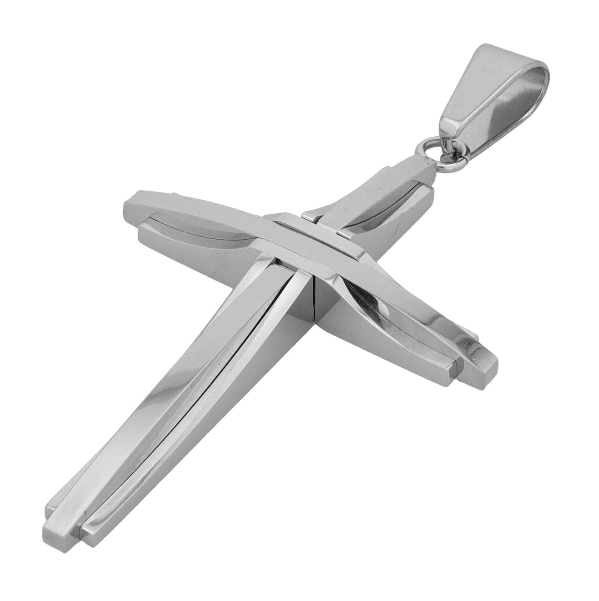 Adelia´s Kettenanhänger »Herren Anhänger – Kreuz Kreuzanhänger aus Edelstahl«  Perfekt als Geschenk zum Jubiläum