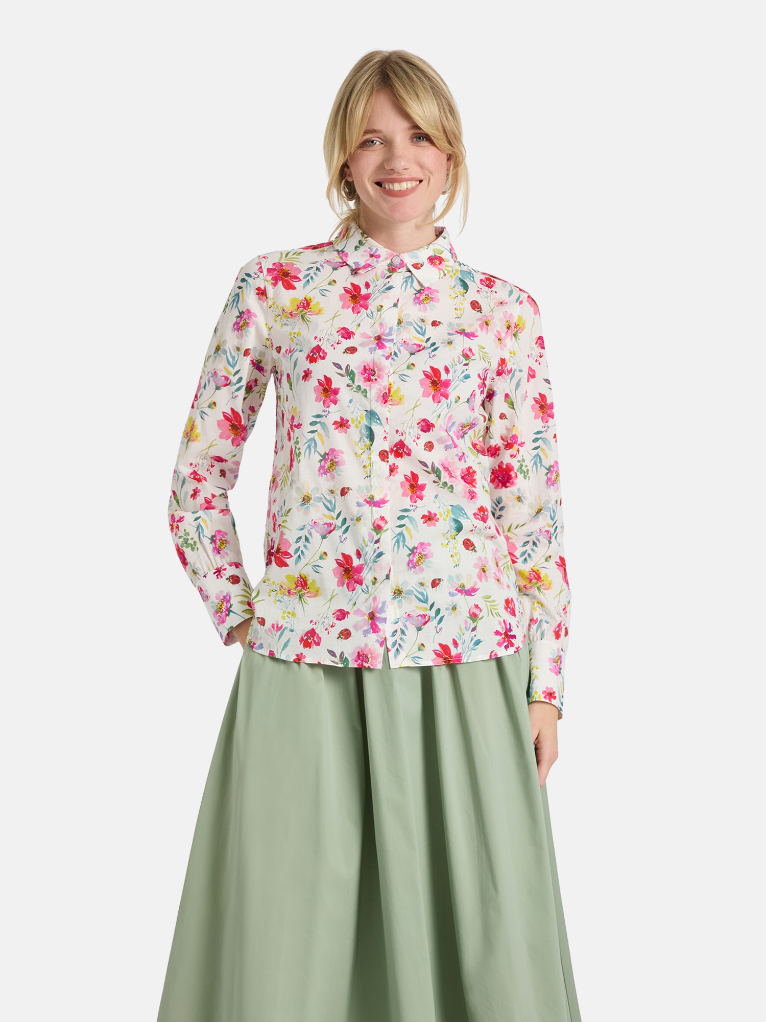 Lieblingsstück Klassische Bluse "FylidaL" aus 100% Baumwolle günstig online kaufen