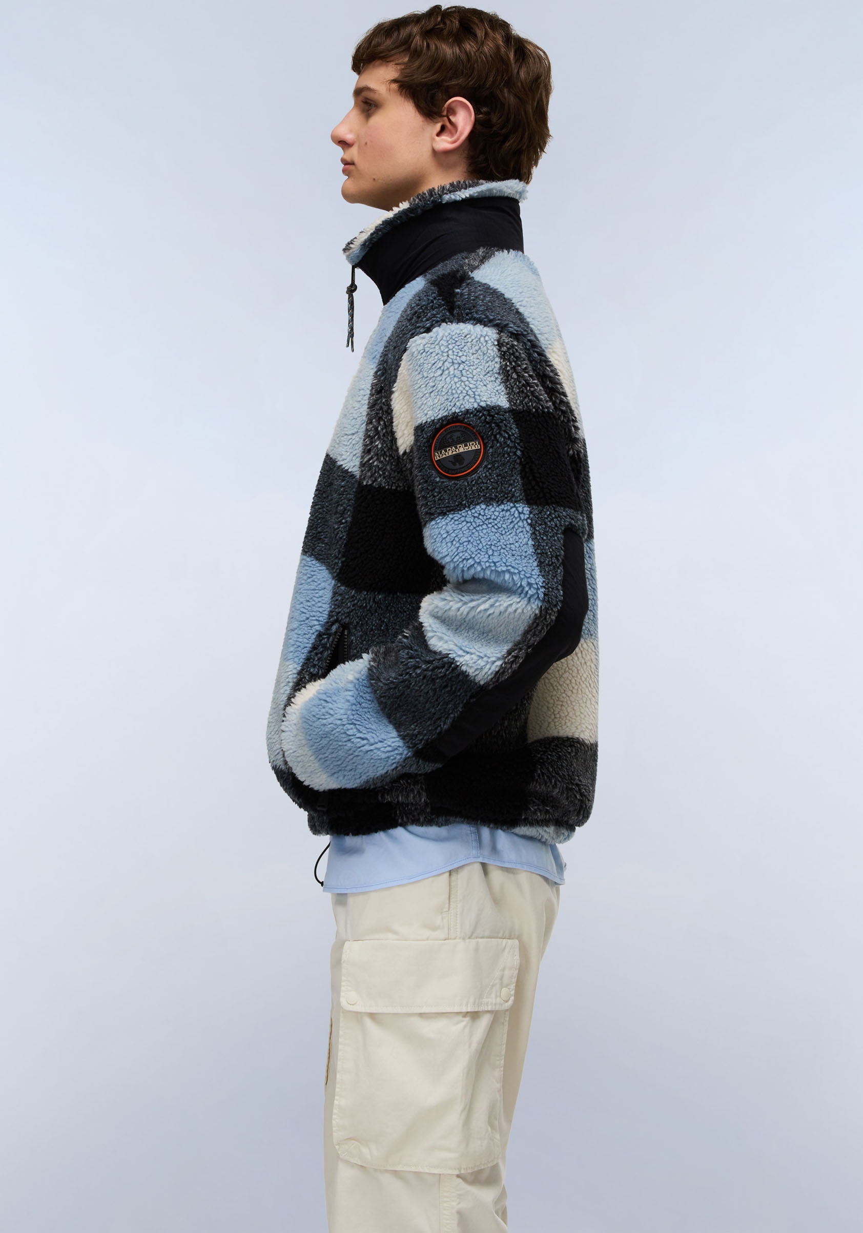 Napapijri Sweatshirt »T-MONTEPIANA«, Regular fit mit Rundhalsausschnitt Stehkragen