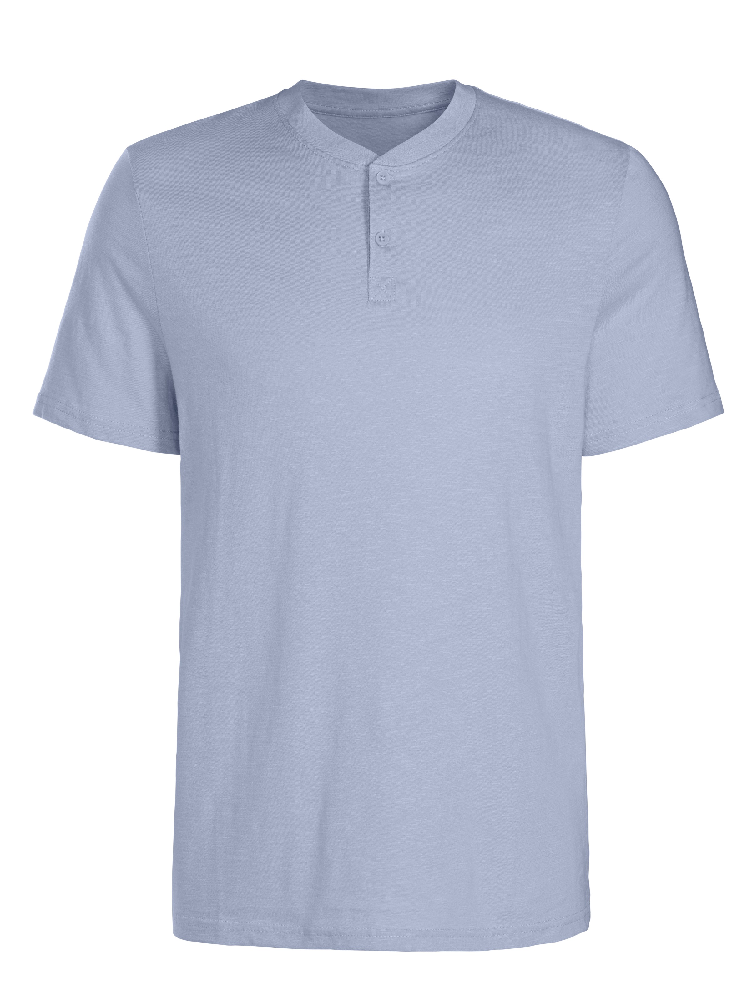 H.I.S Henleyshirt, Kurzarmshirt mit Henleykragen, strukturierte Baumwolle günstig online kaufen