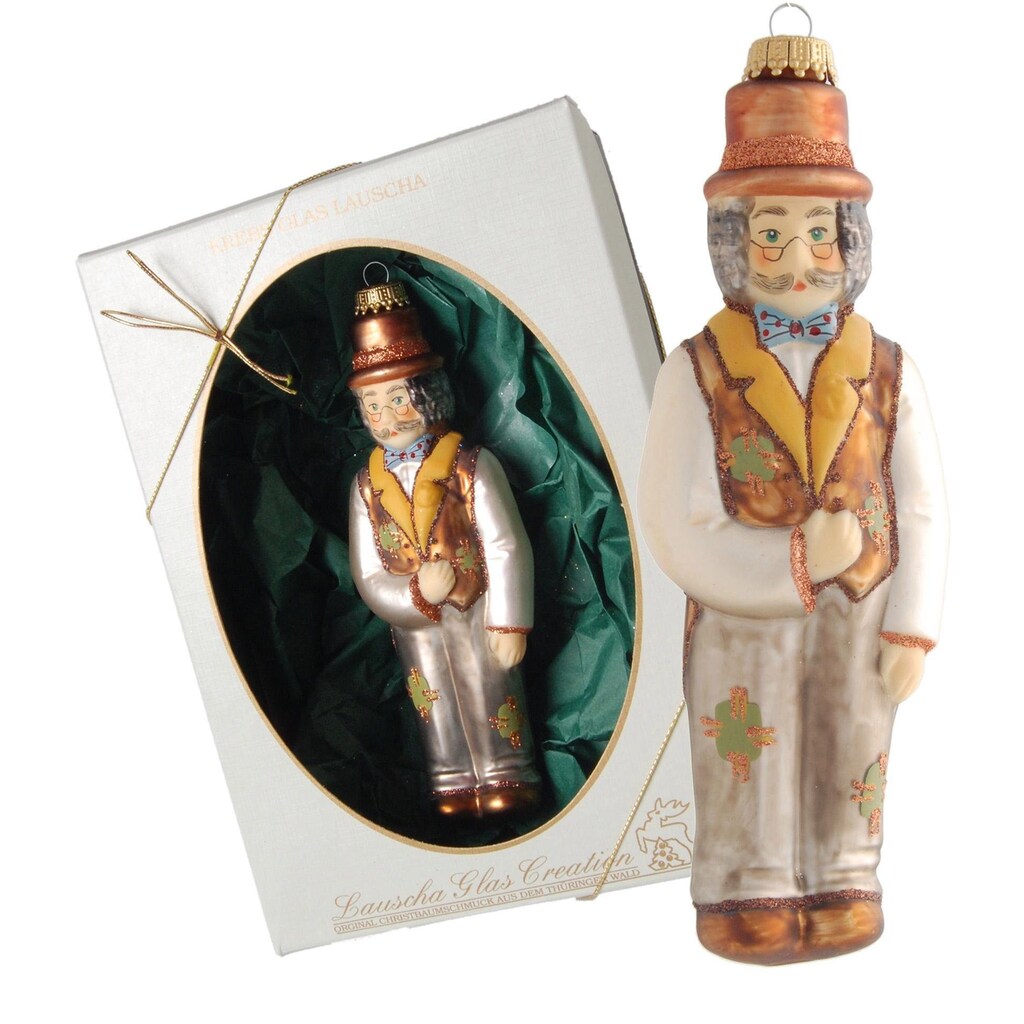 Krebs Glas Lauscha Christbaumschmuck »Pinocchio Geppetto, Weihnachtsdeko, Christbaumschmuck«, (1 tlg.)