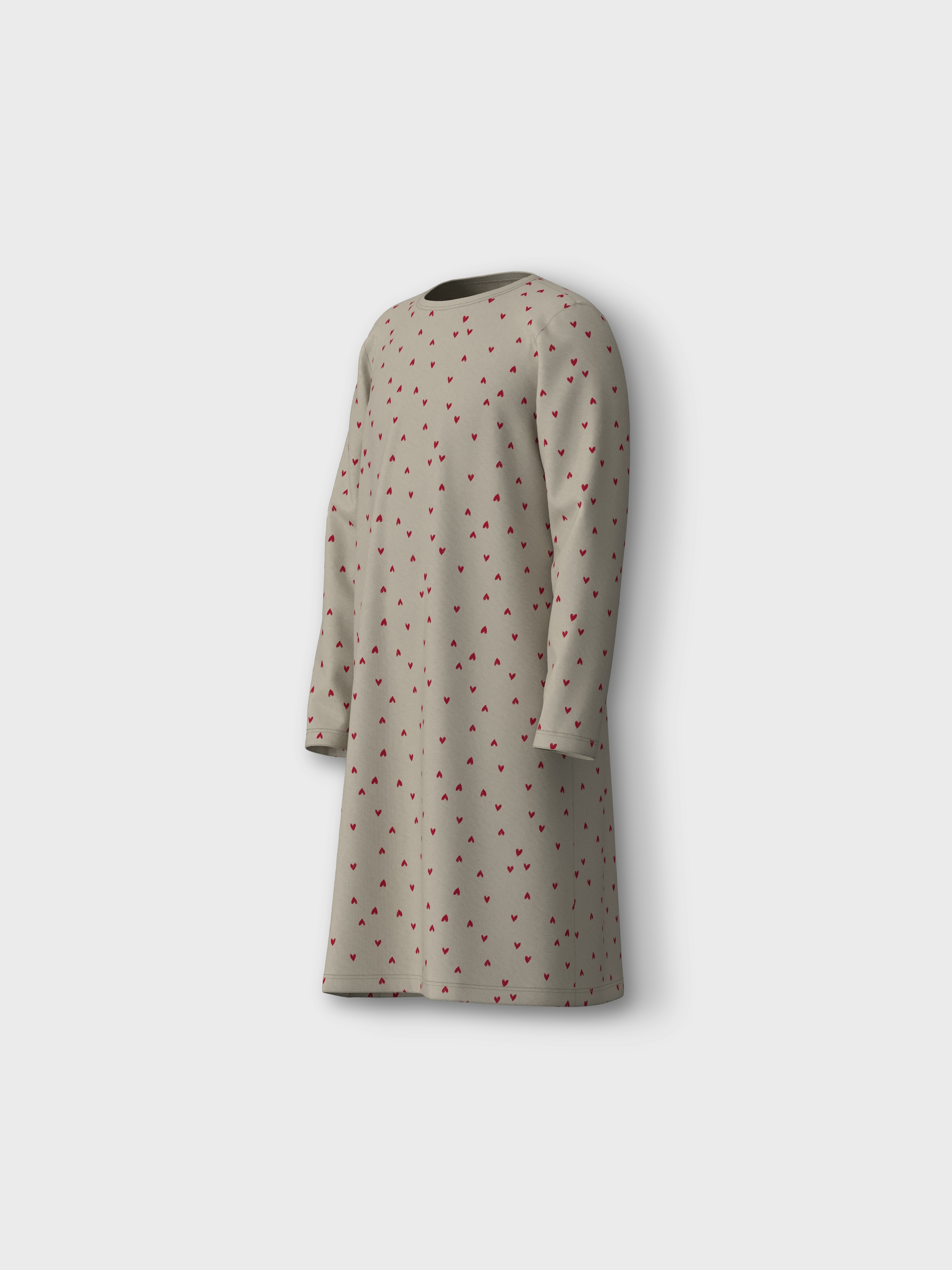 Name It Pyjama »NKFNIGHTGOWN LS PEYOTE HEARTS NOOS«