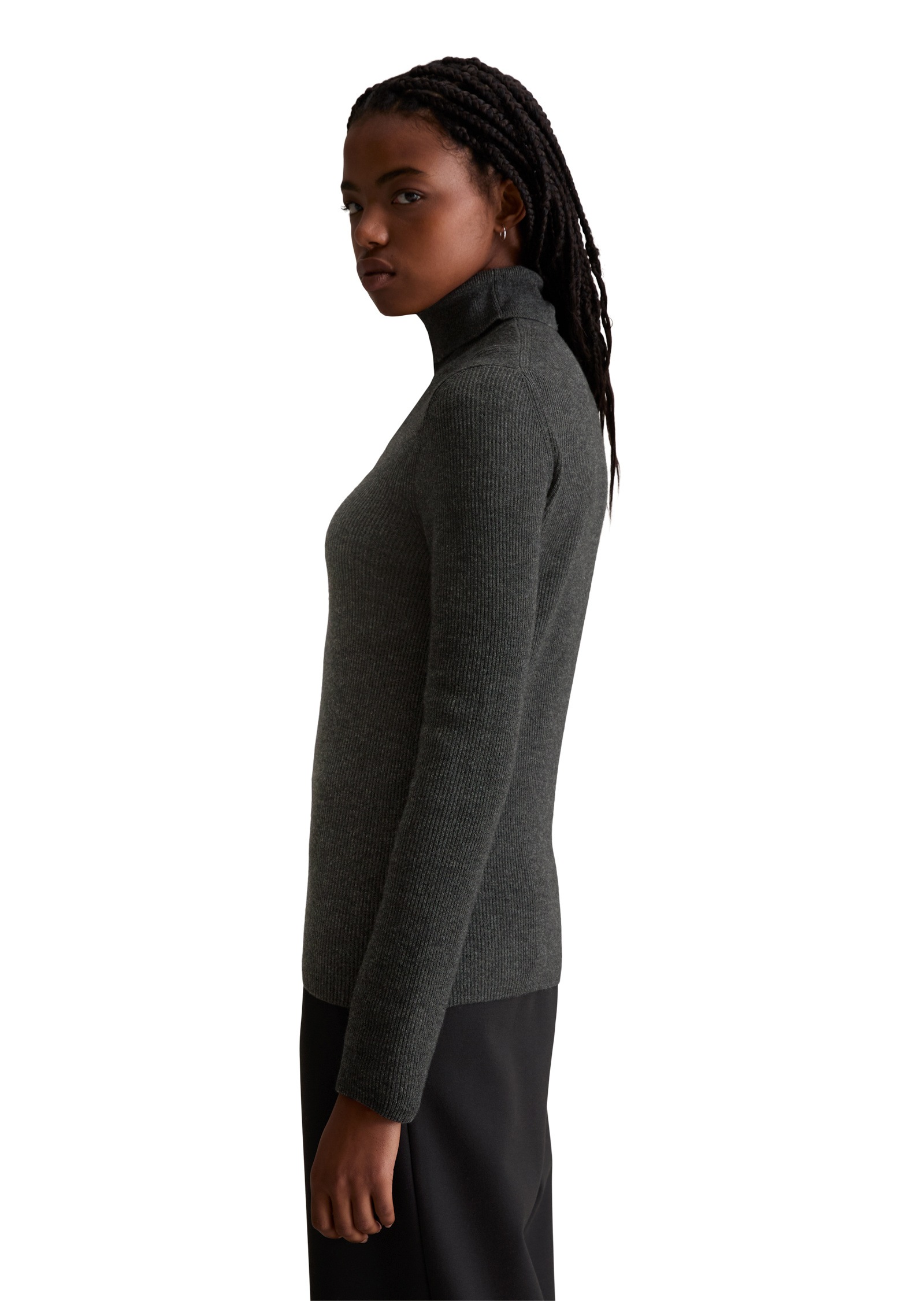 Marc OPolo DENIM Rollkragenpullover "aus softem Schurwolle-Viskose-Mix" günstig online kaufen