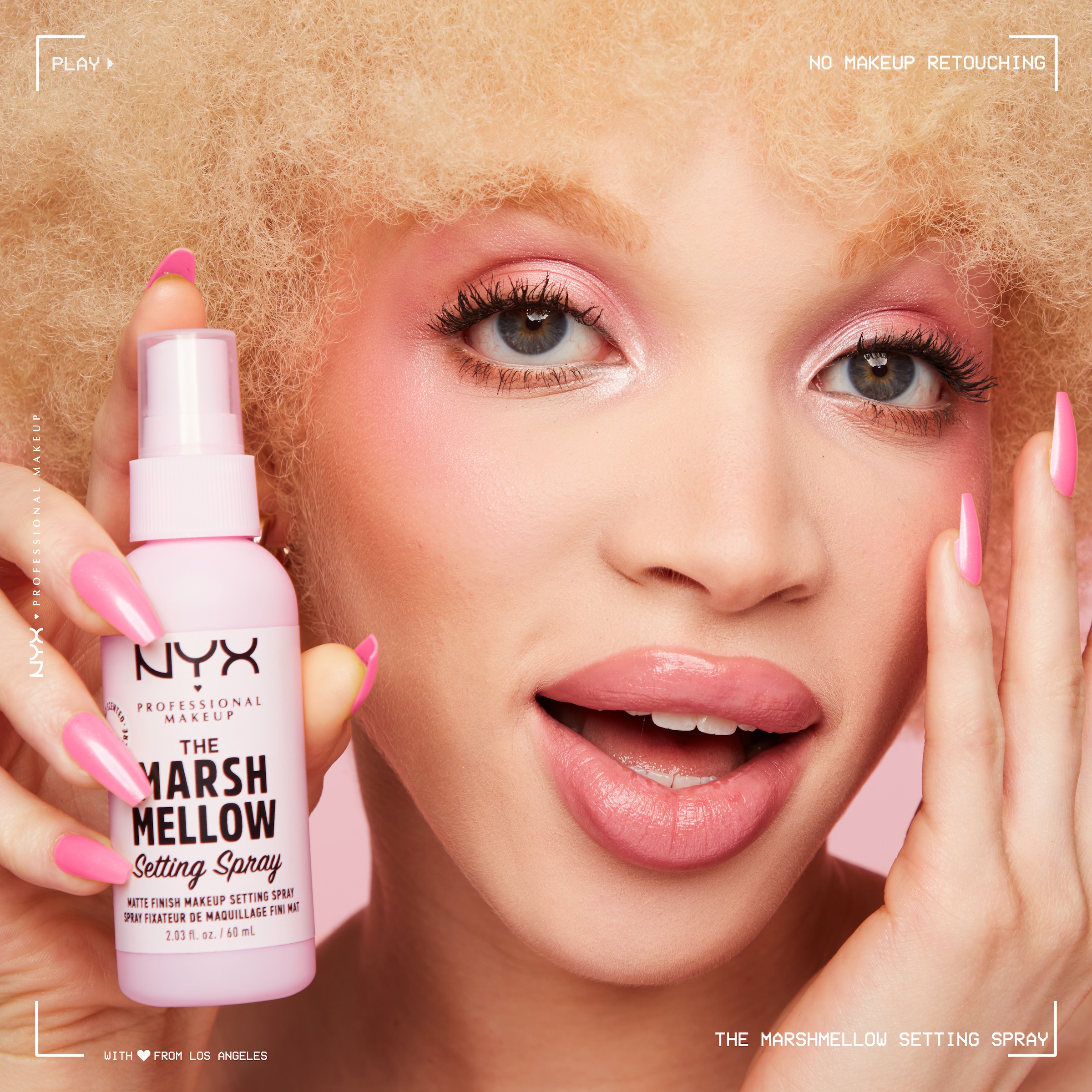 NYX Fixierspray »Makeup Marshmellow Setting Spray«, mit feinem Sprühnebel