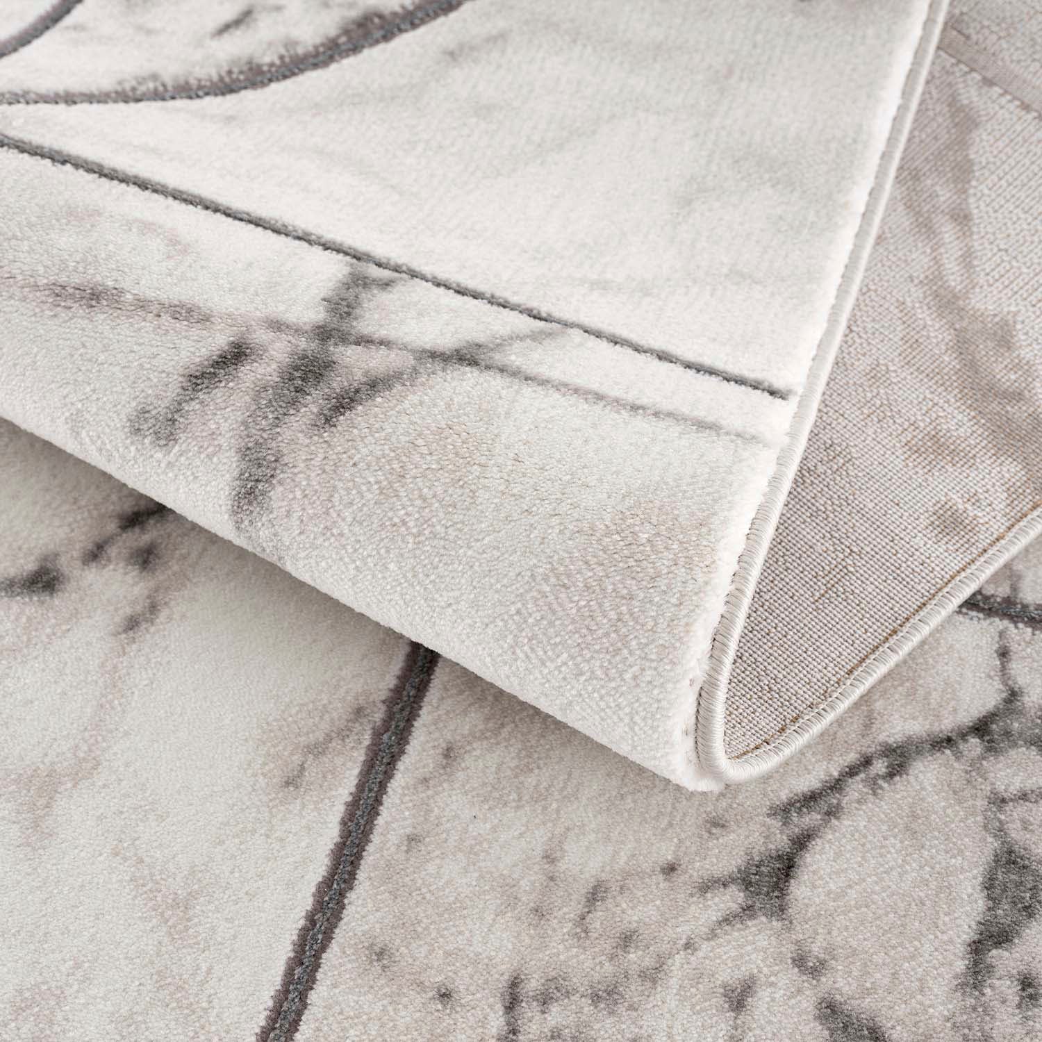 Carpet City Teppich »Noa 9288«, rund, 11 mm Höhe, Kurzflor, Modern, Weicher For, Pflegeleicht
