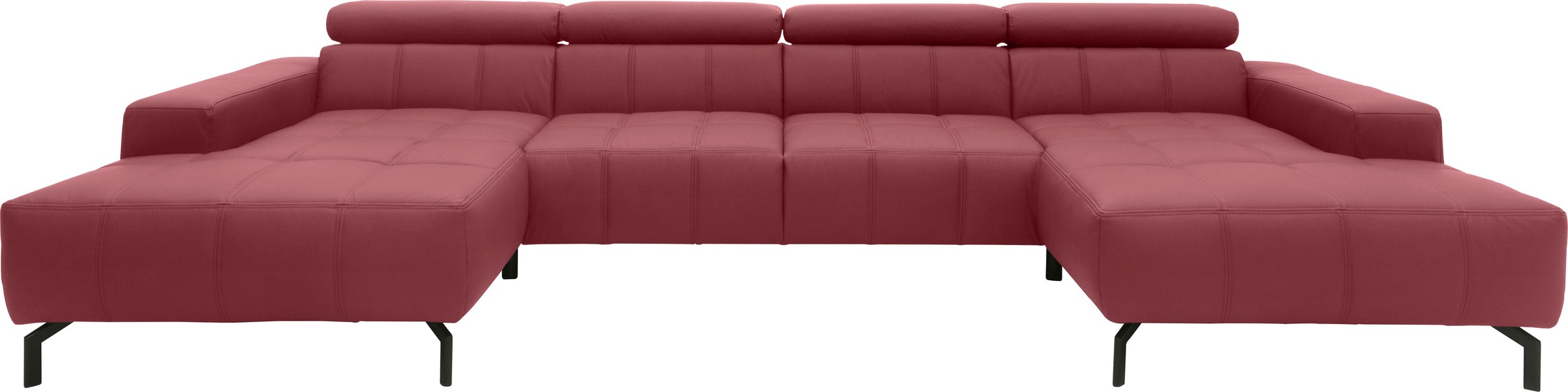DOMO collection Wohnlandschaft "Cunelli tolle Sitznähte als Designelement, günstig online kaufen