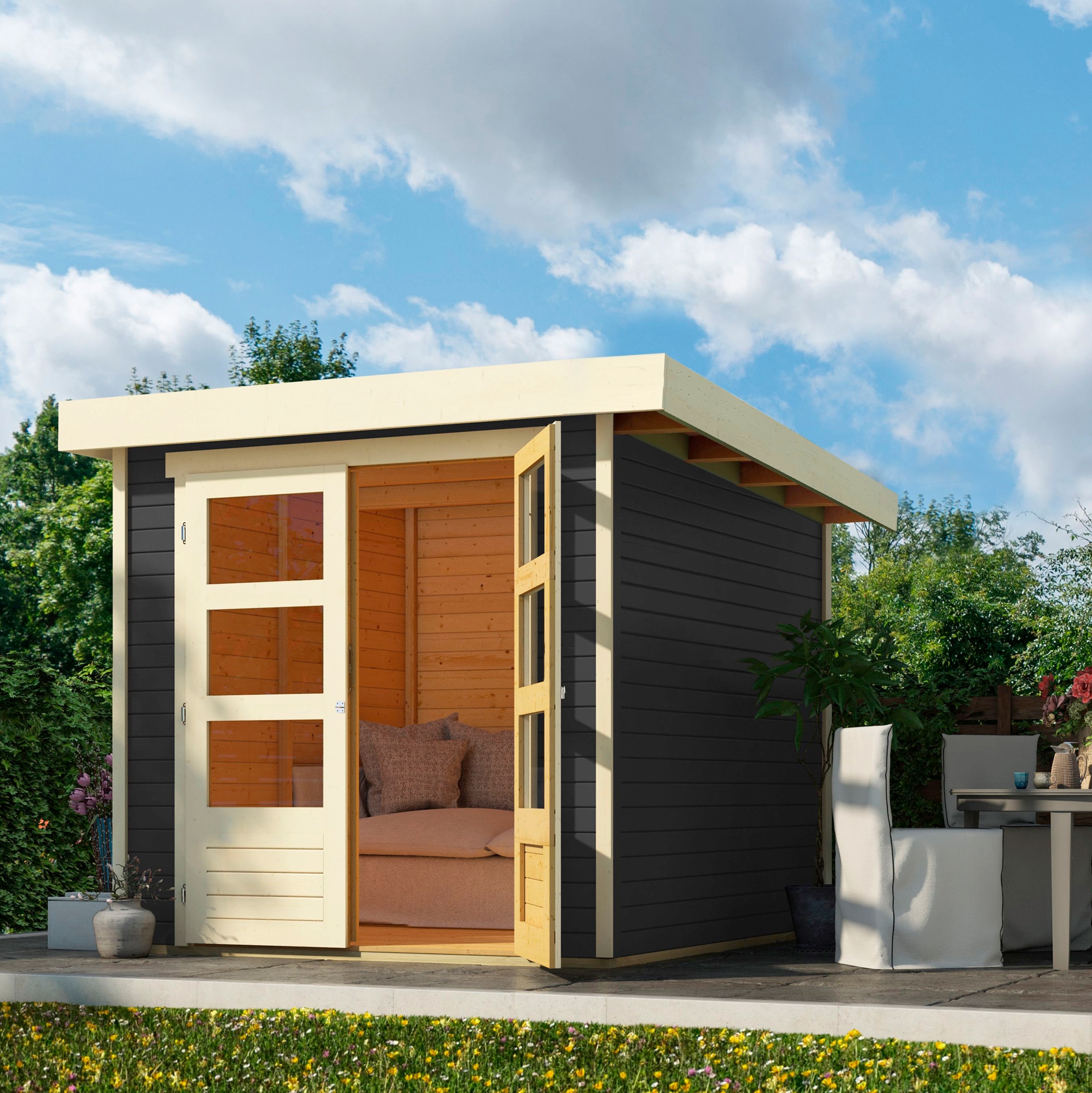 Karibu Gartenhaus "Arnis 2" Made in Germany
