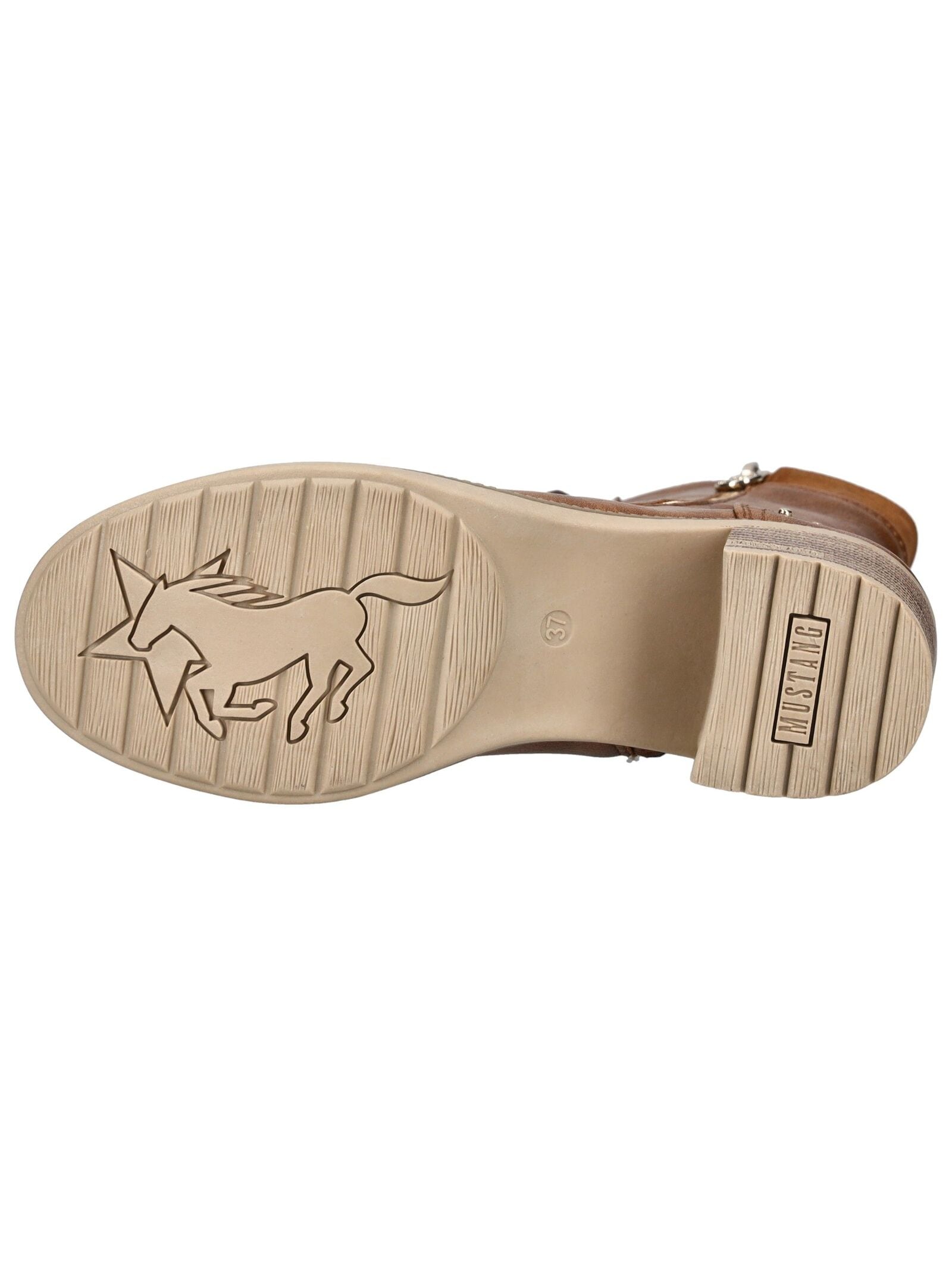 Mustang Shoes Schnürstiefelette »Mustang Shoes Stiefelette Lederimitat«