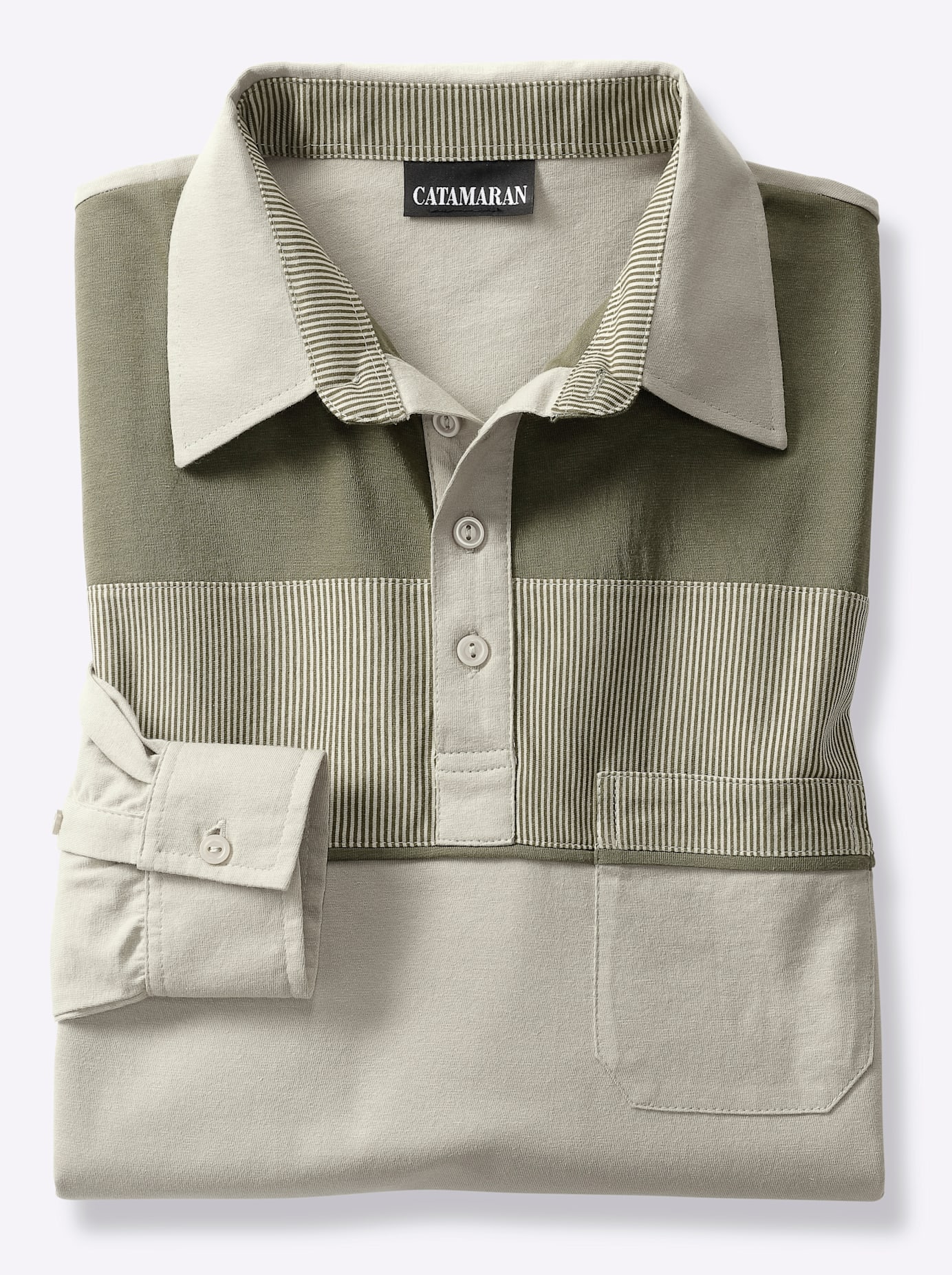 Catamaran Poloshirt »Langarm-Poloshirt«, (1 tlg.)