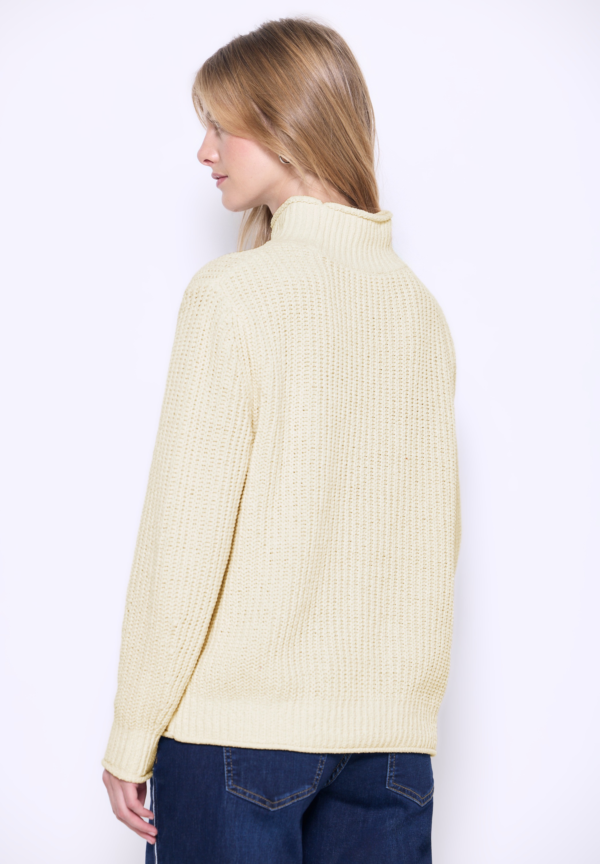 STREET ONE STUDIO Strickpullover, aus softem Materialmix