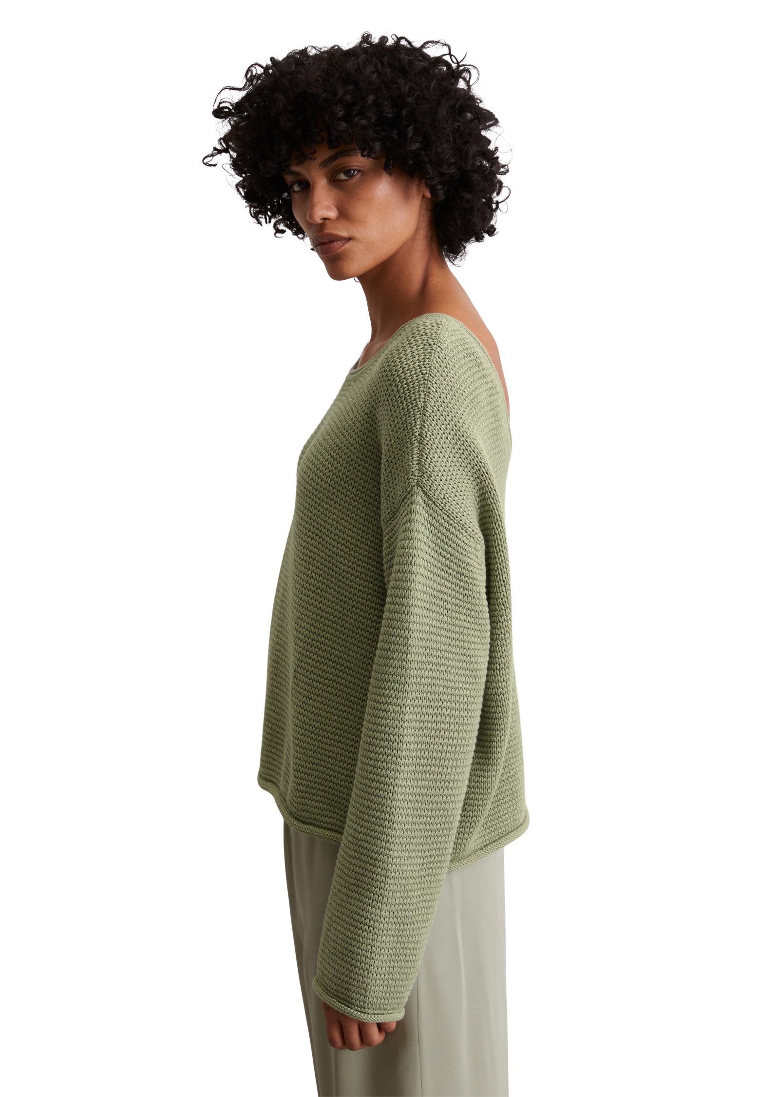 Marc OPolo Rundhalspullover "aus Organic Cotton" günstig online kaufen