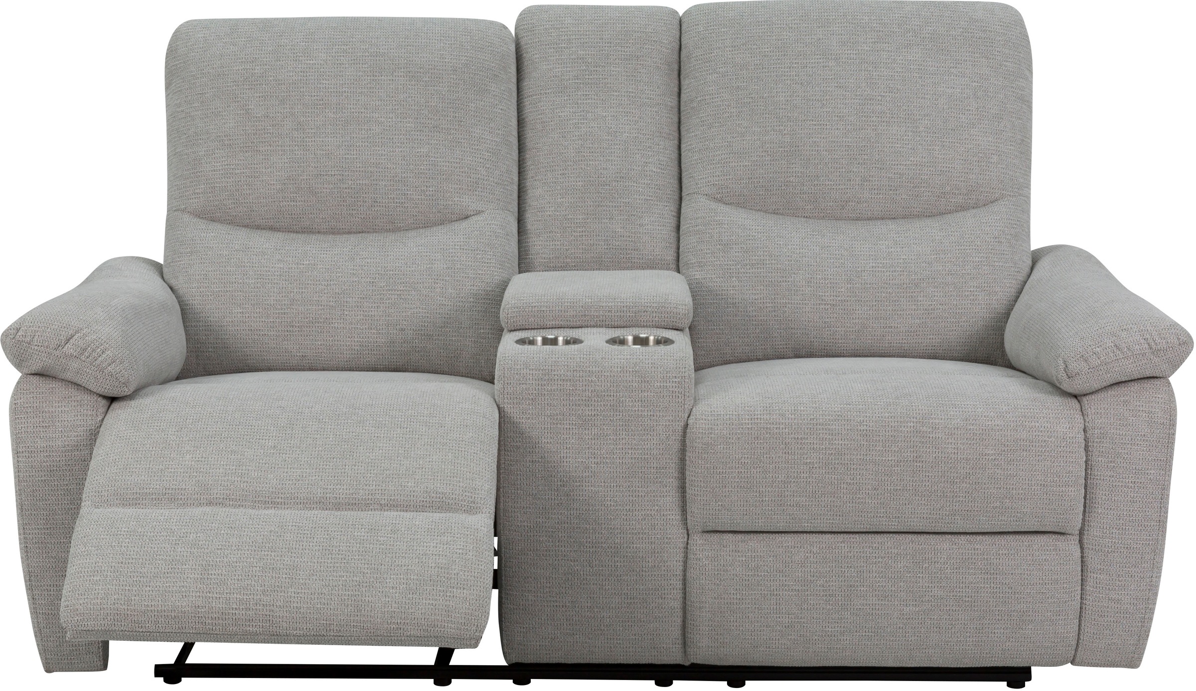 Home affaire 2-Sitzer »ODILON, 2er-Kinosofa, TV-Sessel, Mulitmedia-Sofa, Struktur, USB A/C,«, Relaxfunktion manuell u. elektrisch, Getränkehalter, Staufach