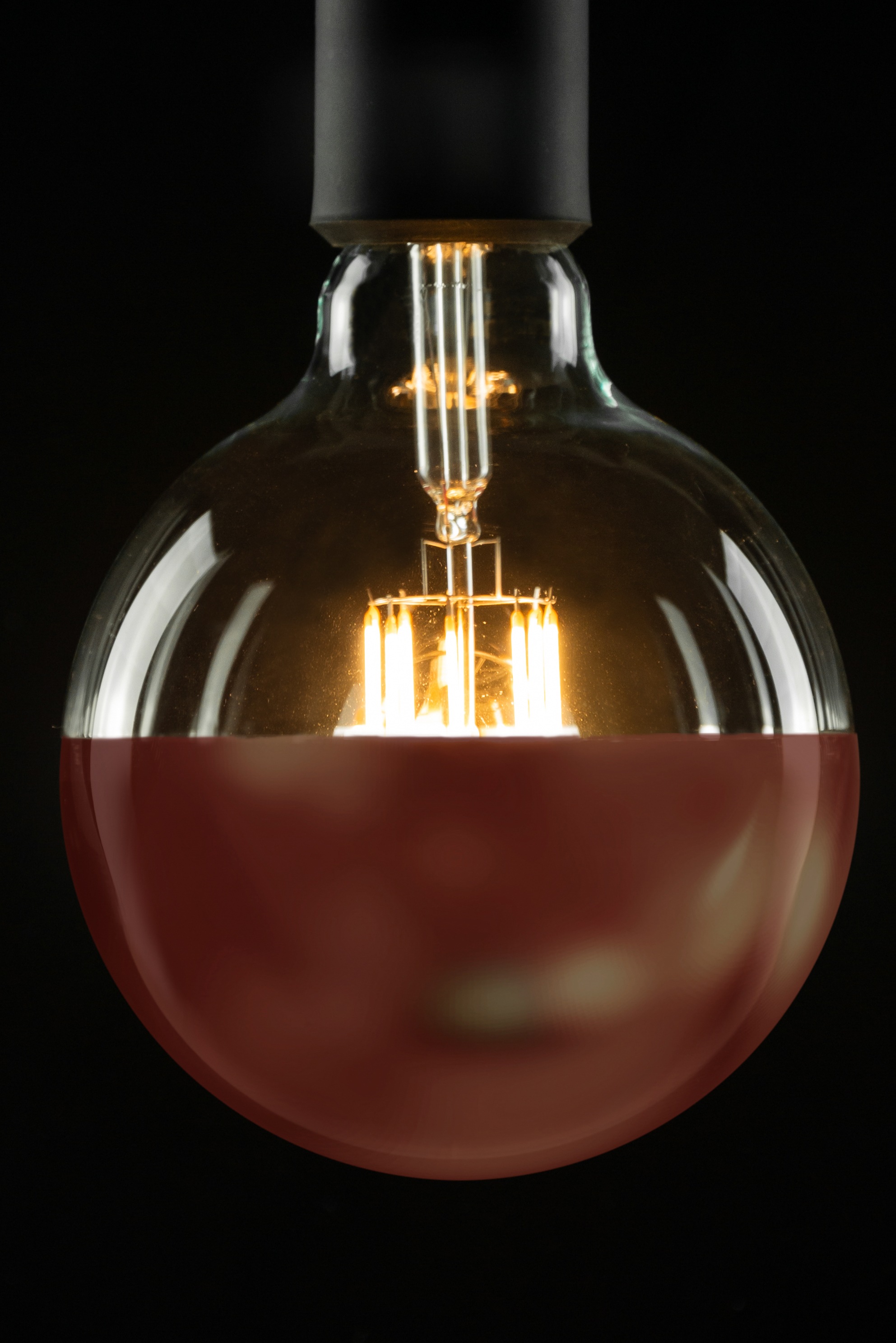 SEGULA LED-Leuchtmittel »LED Globe 125 Spiegelkopf Gold«, E27, Warmweiß, dimmbar, E27, Globe 125 Spiegelkopf, 2700K