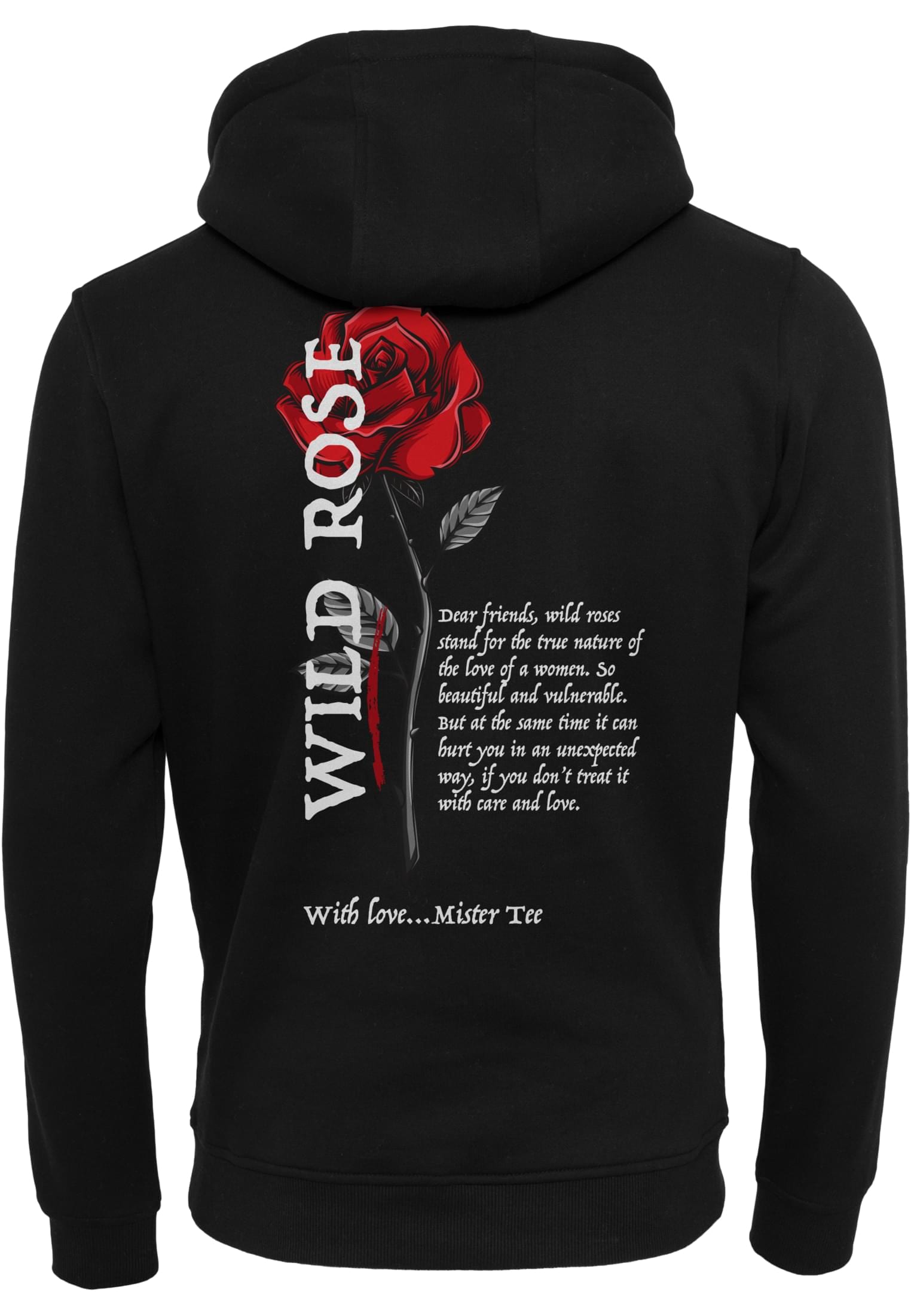 MisterTee Sweater »Herren Wild Rose Hoody«, (1 tlg.)