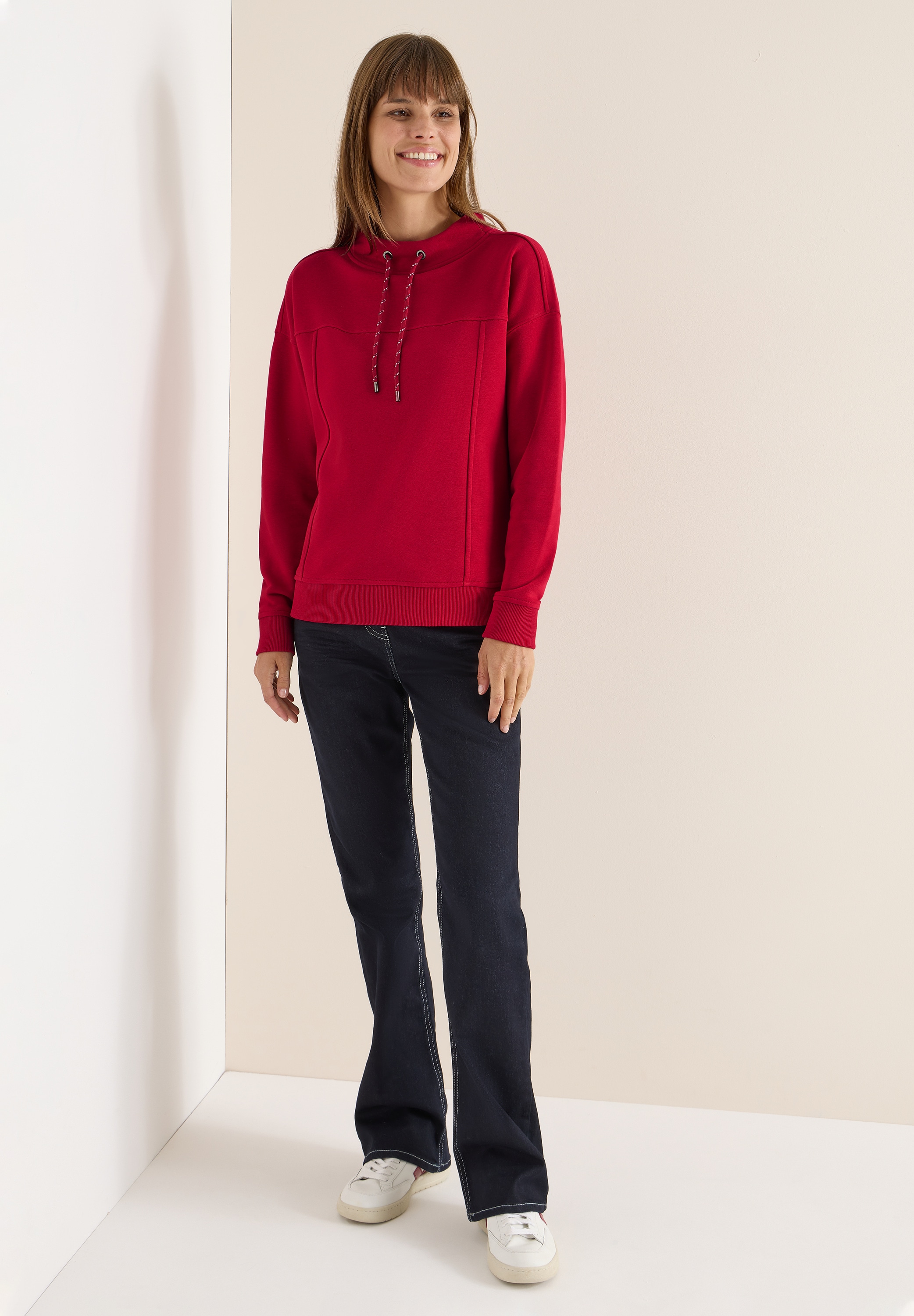 Cecil Sweatshirt mit Stehkragen