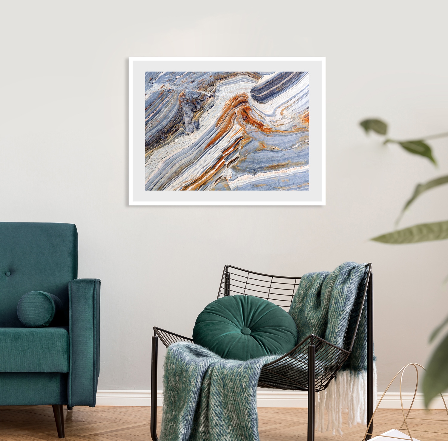 queence Bild "Fatima" Abstrakt Gemälde Kunst Marmor