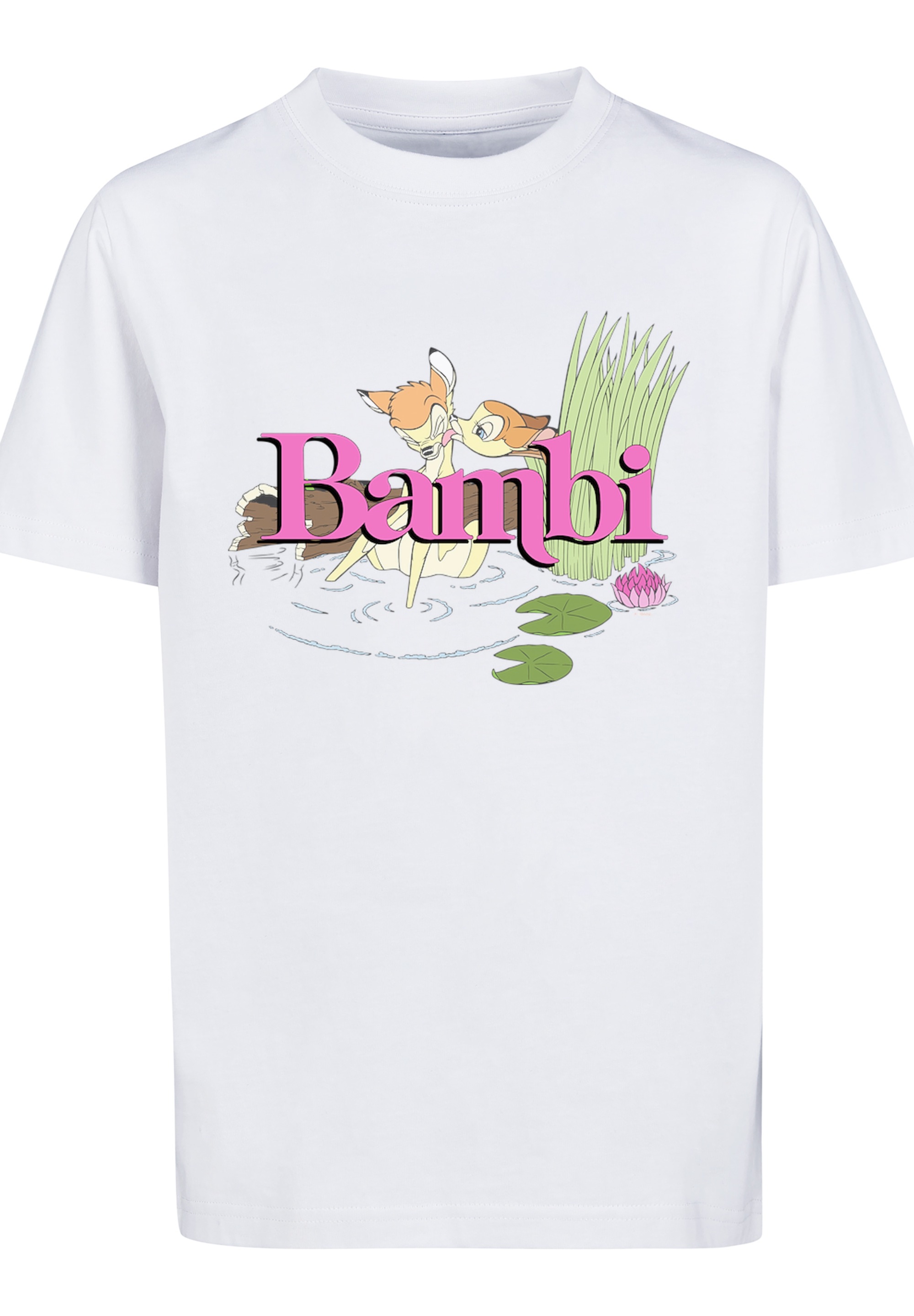 F4NT4STIC Kurzarmshirt » Kinder Bambi Kiss with ...