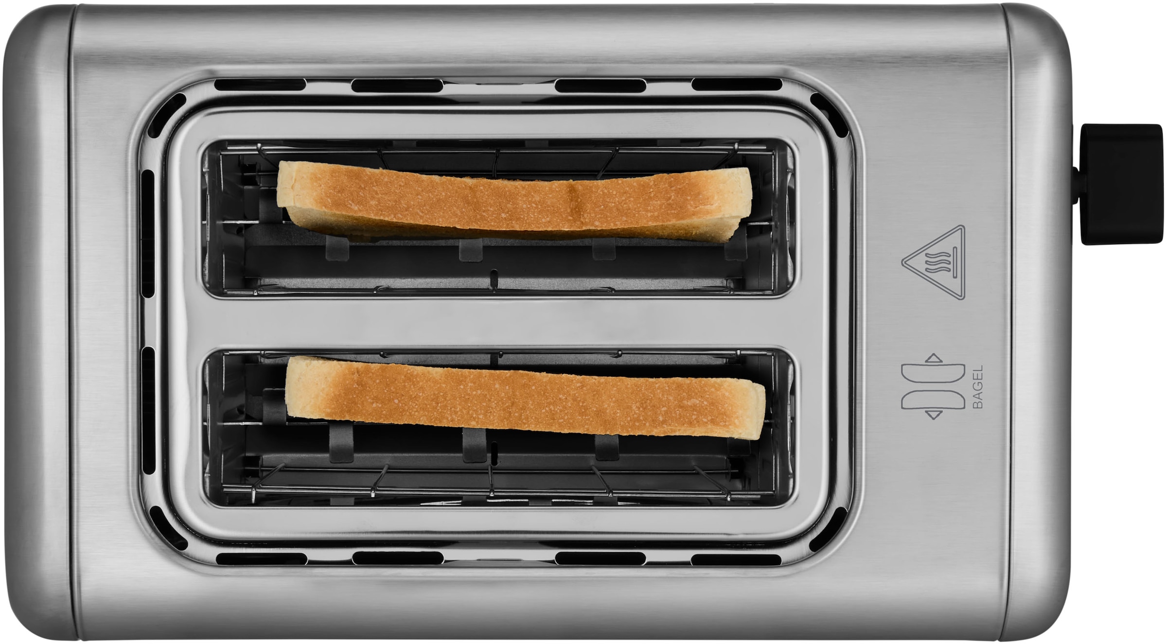 Medion® Toaster »MD12102, 2 Toastschlitze« 2 Schlitze für 2 Scheiben 850 W abnehmbarer Brötchenaufsatz