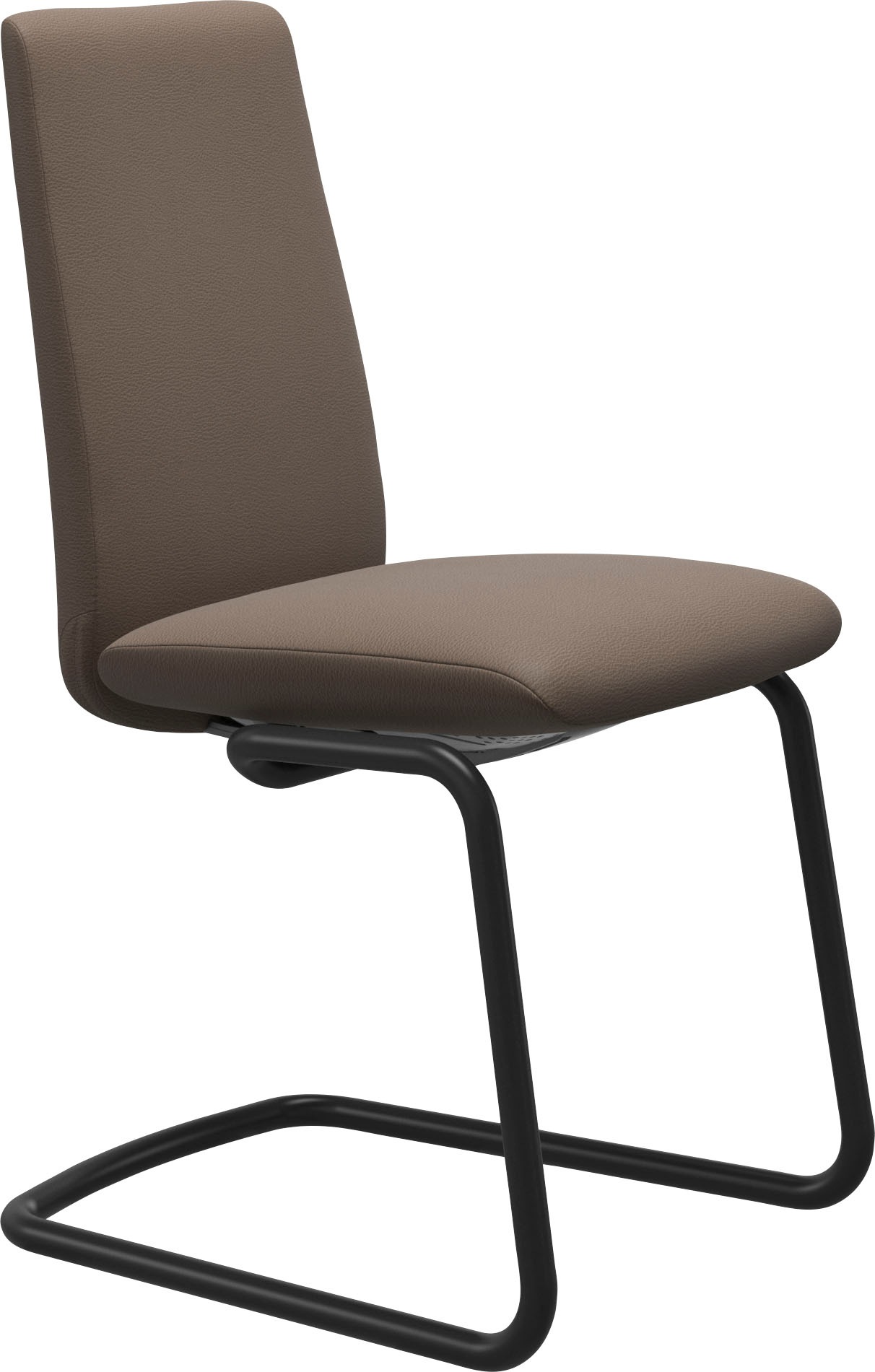 Stressless® Polsterstuhl »Laurel«, Leder BATICK, Low Back, Größe M, mit Beinen aus Stahl in Schwarz matt