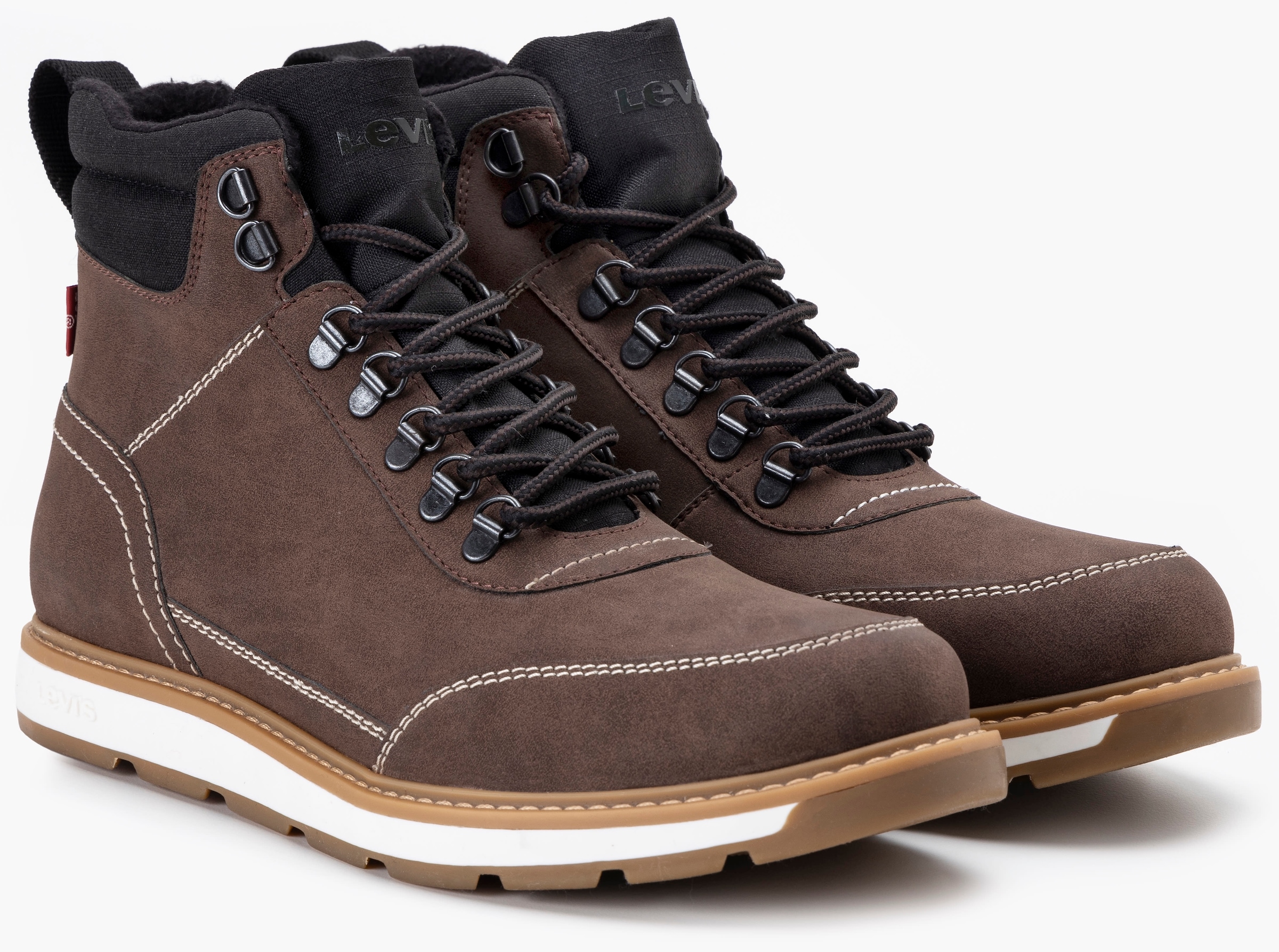 Schnürboots »AXEL«, Outdoorschuh, Schnürschuh, High Top-Sneaker mit Schaftrandpolsterung